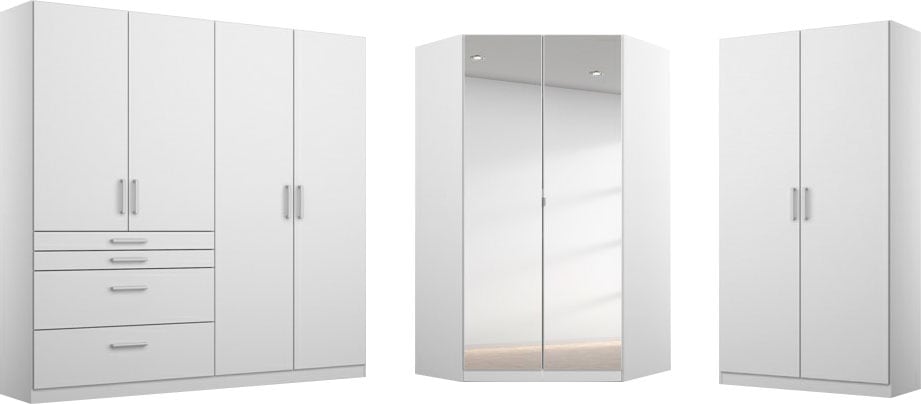 rauch Schrank-Set »Kleiderschrank Schrank Garderobe Garderobenschrank Eckschrank HOMBURG« Set, 