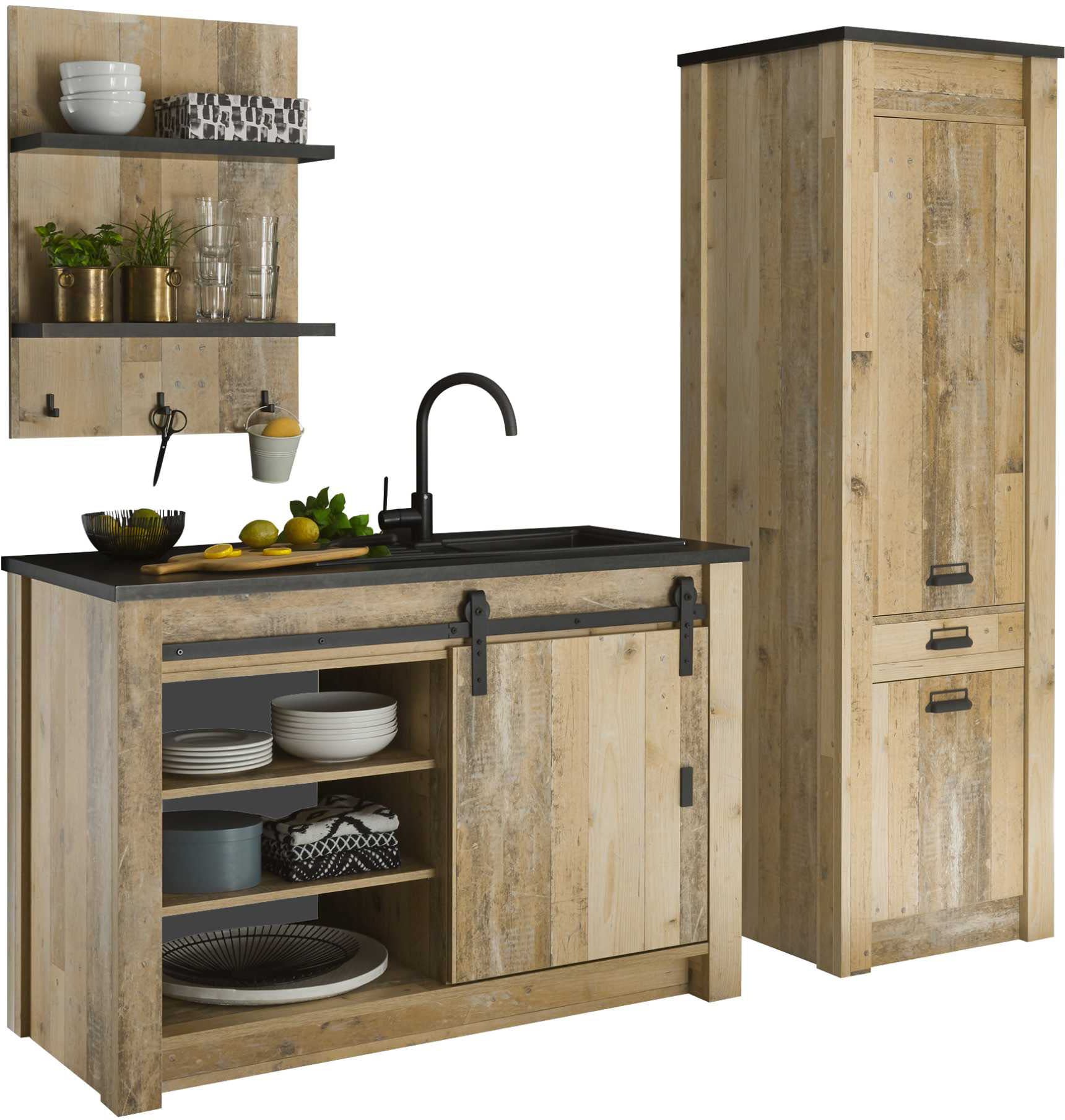 Home affaire Cuisine »Sherwood« Breite 210 cm, ohne E-Geräte