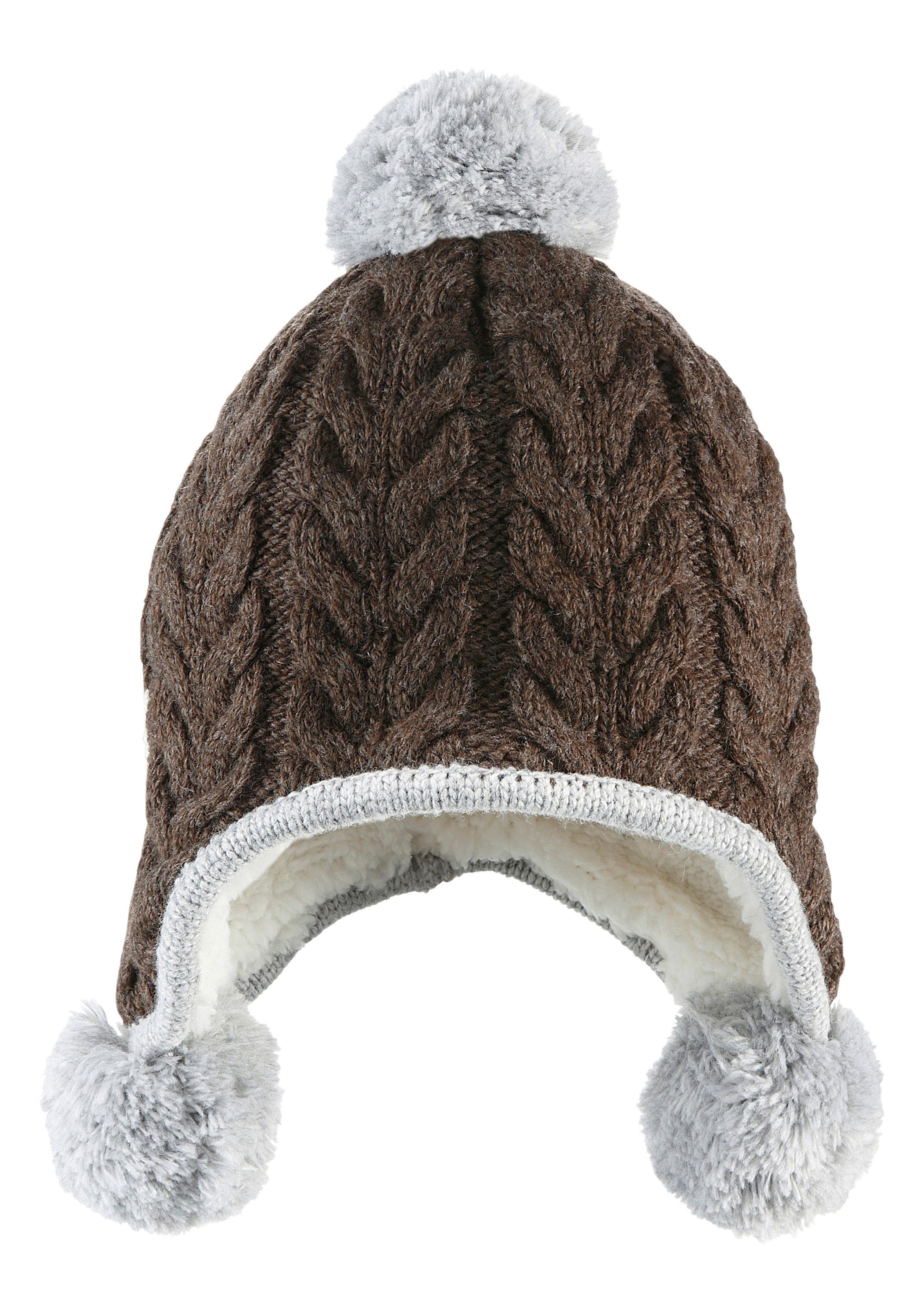 Image of BONDI Strickmütze, mit Zopfmuster bei Ackermann Versand Schweiz