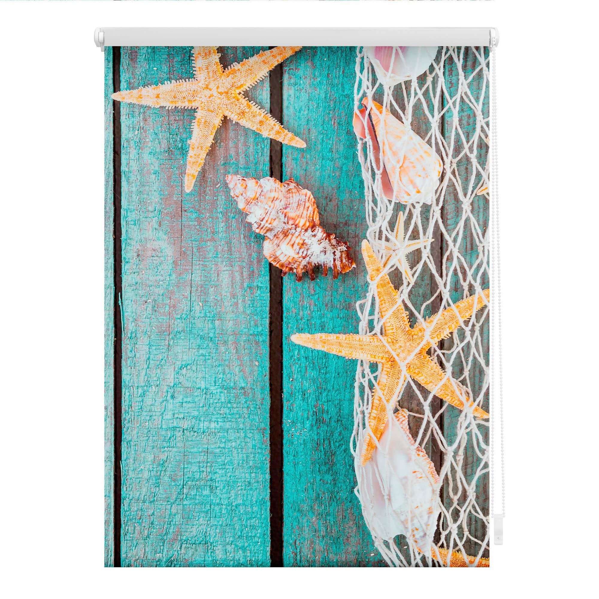 LICHTBLICK ORIGINAL Seitenzugrollo »Klemmfix Motiv Bretter Beach«,  Lichtschutz, ohne Bohren, freihängend, bedruckt günstig kaufen