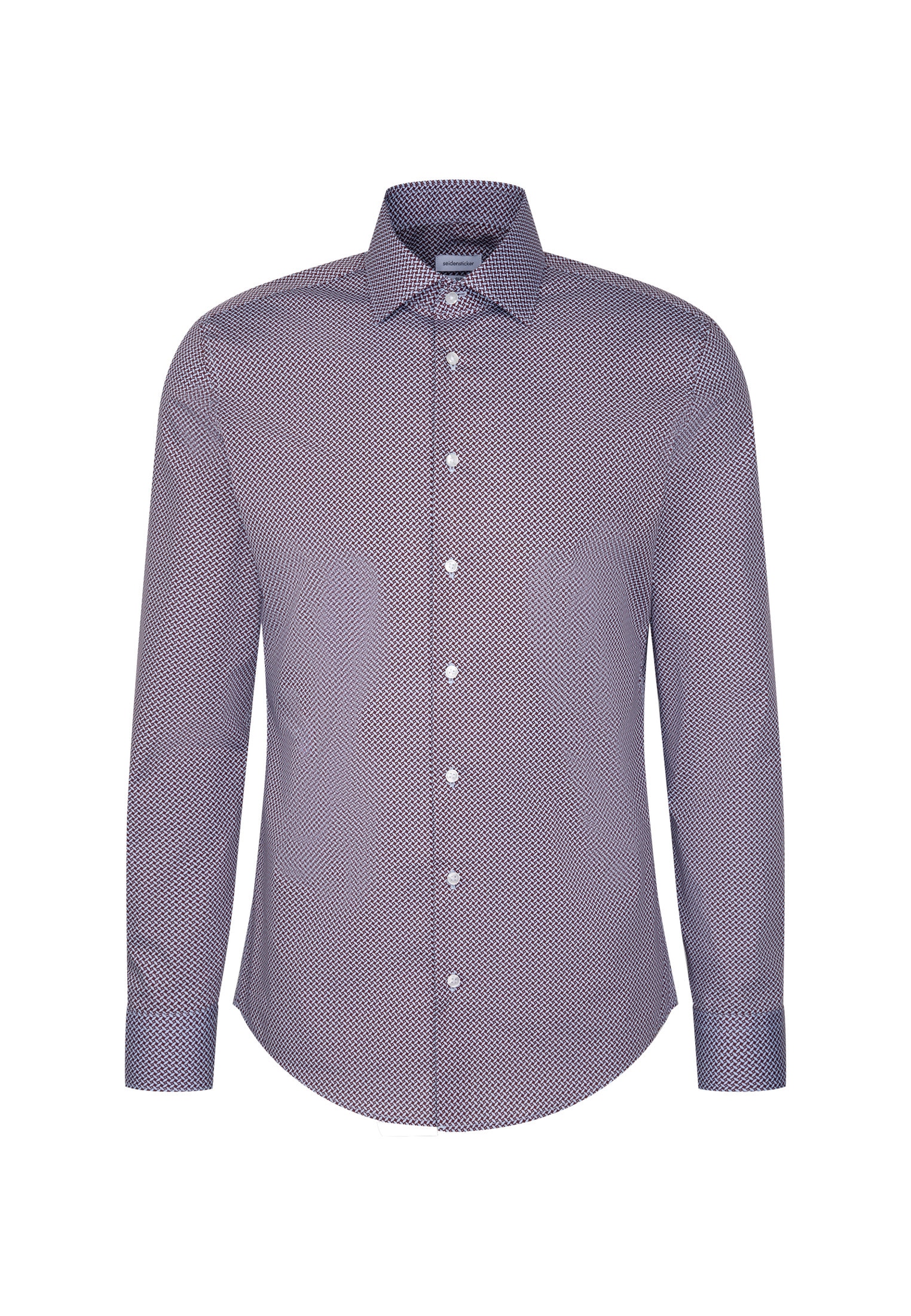 seidensticker Businesshemd »Schwarze Rose« Slim 1/1 Kentkragen Geometrische Muster