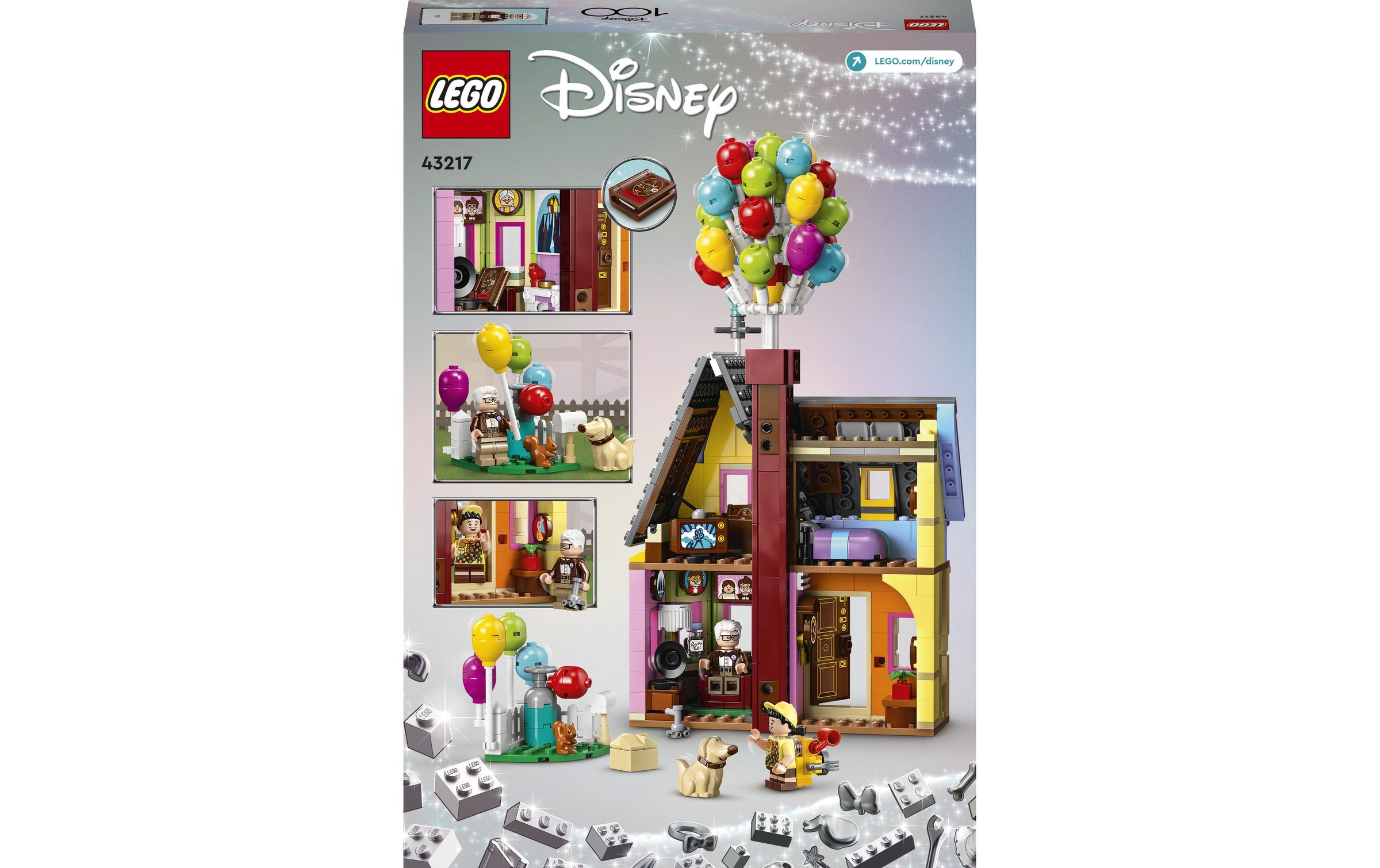 LEGO® Spielbausteine »Lego Disney Carls Haus aus Oben«