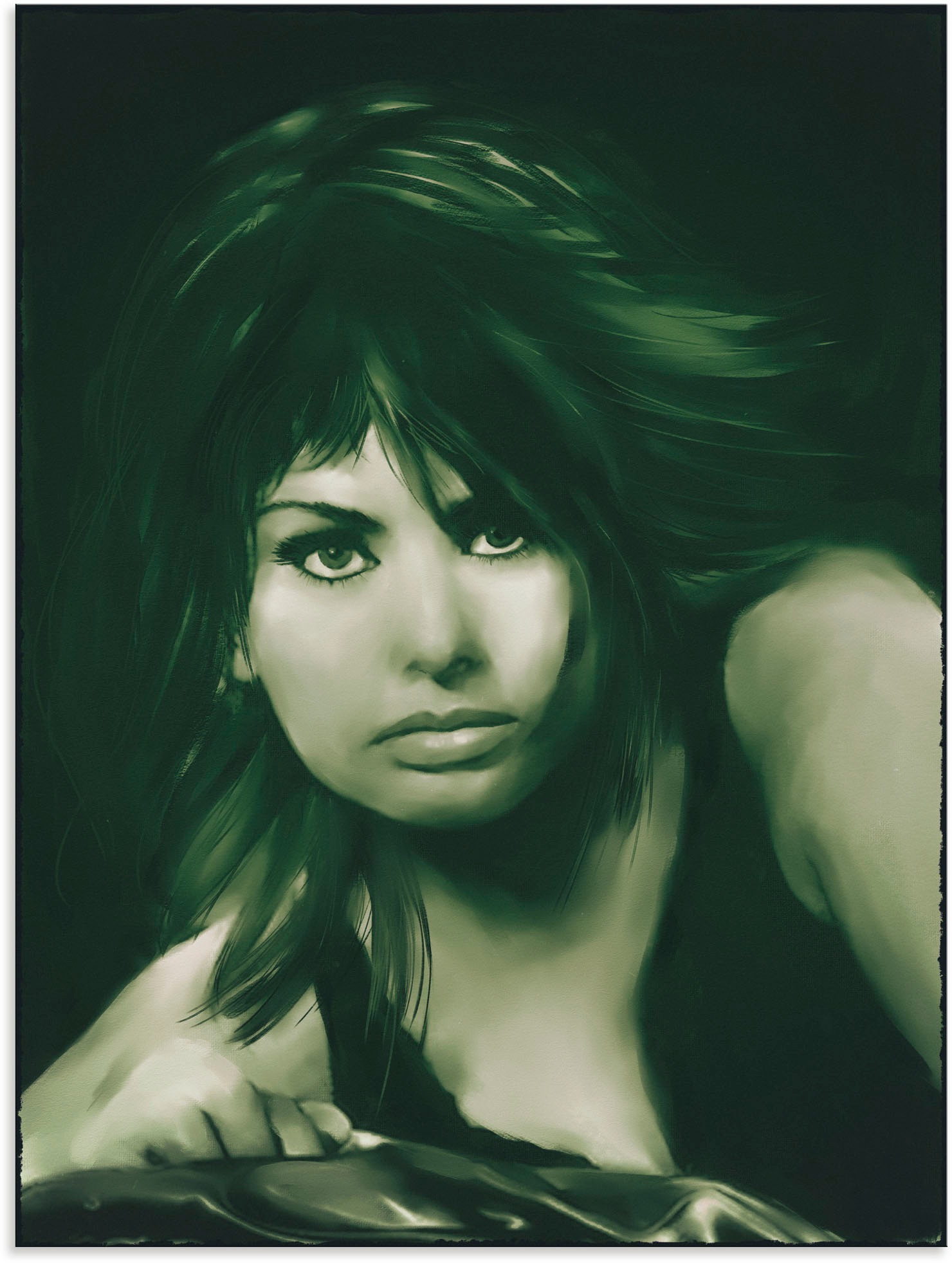 Image of Artland Wandbild »Legende - Sophia«, Stars, (1 St.), in vielen Grössen & Produktarten - Alubild / Outdoorbild für den Aussenbereich, Leinwandbild, Poster, Wandaufkleber / Wandtattoo auch für Badezimmer geeignet bei Ackermann Versand Schweiz