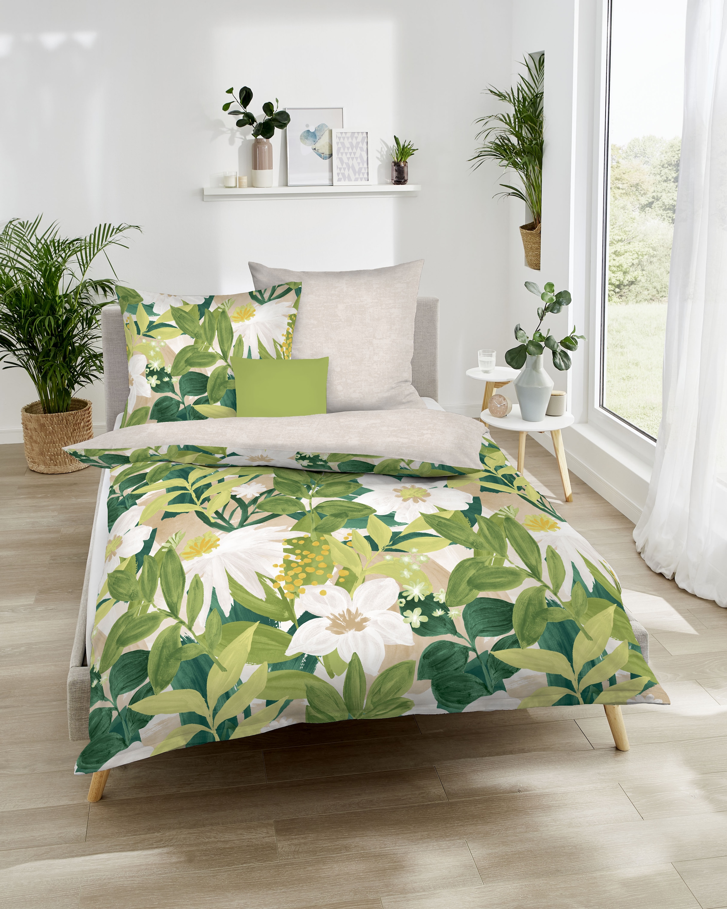 Image of Kaeppel Wendebettwäsche "Botanik" 2 Stk. Mit Blumen