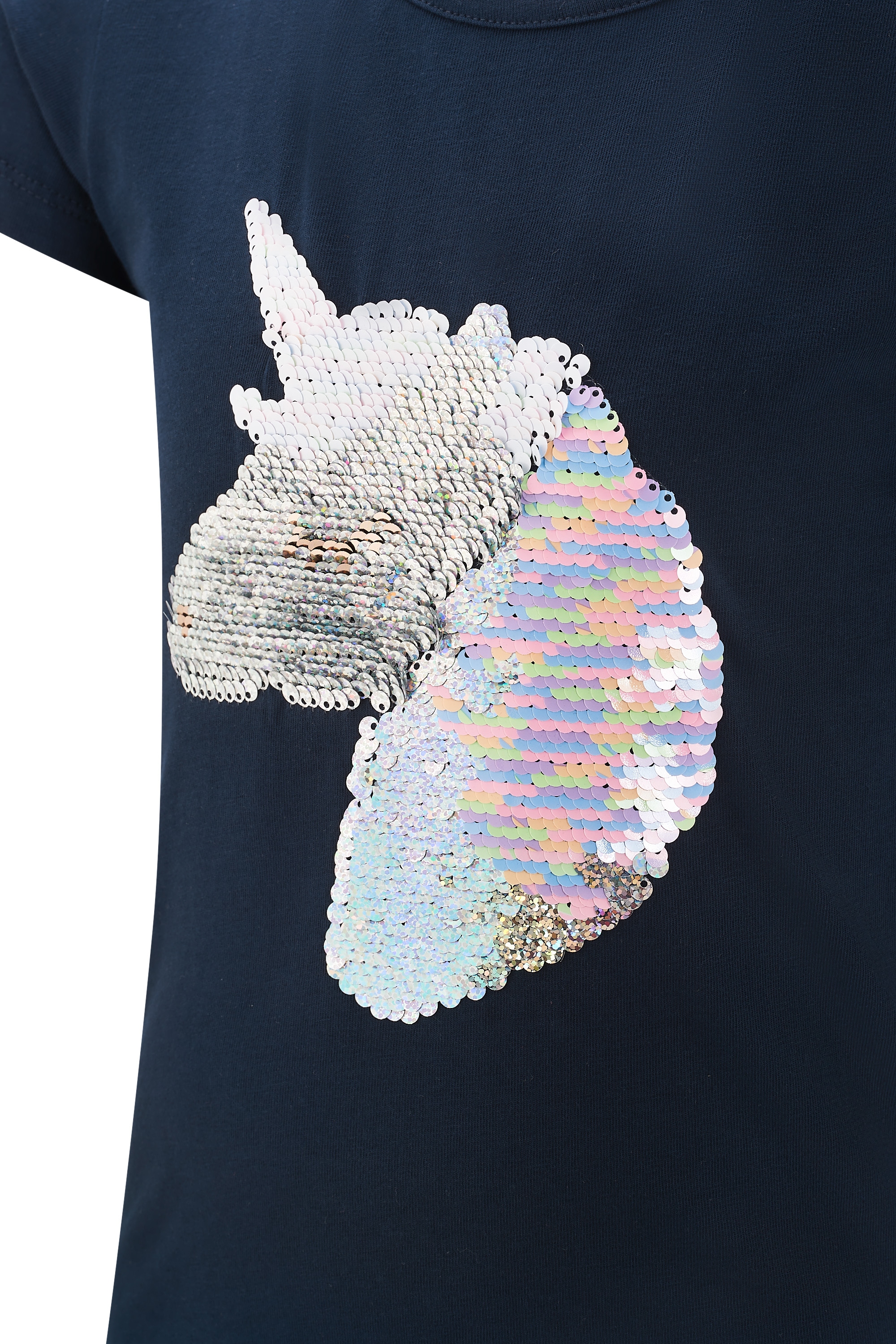 happy girls T-Shirt mit Wechsel-Pailletten