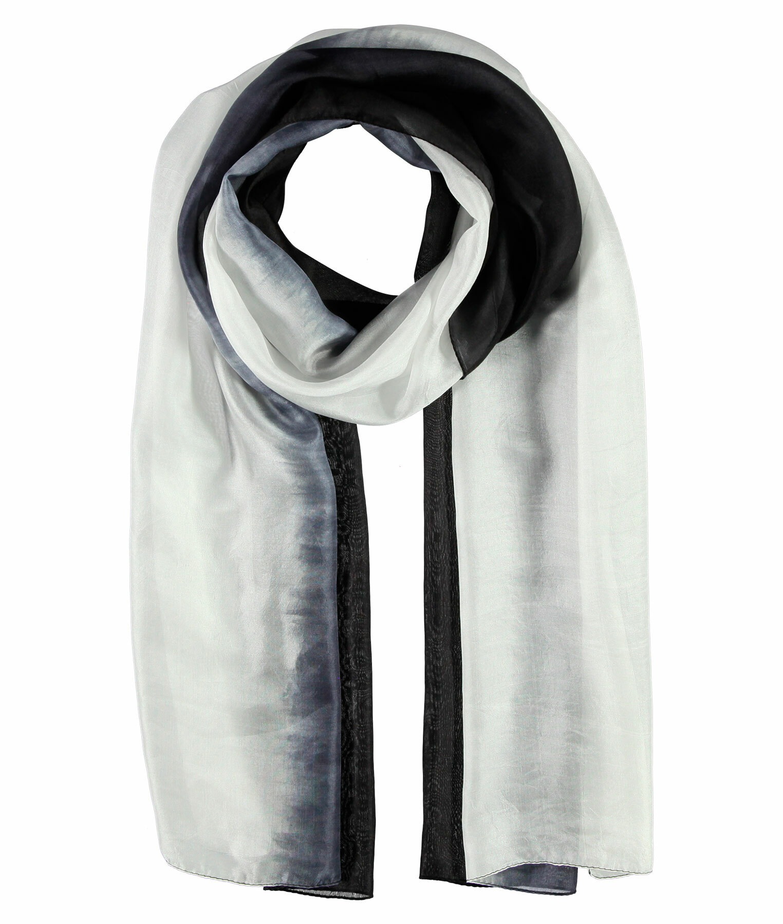 Seiden Degradé Schal
