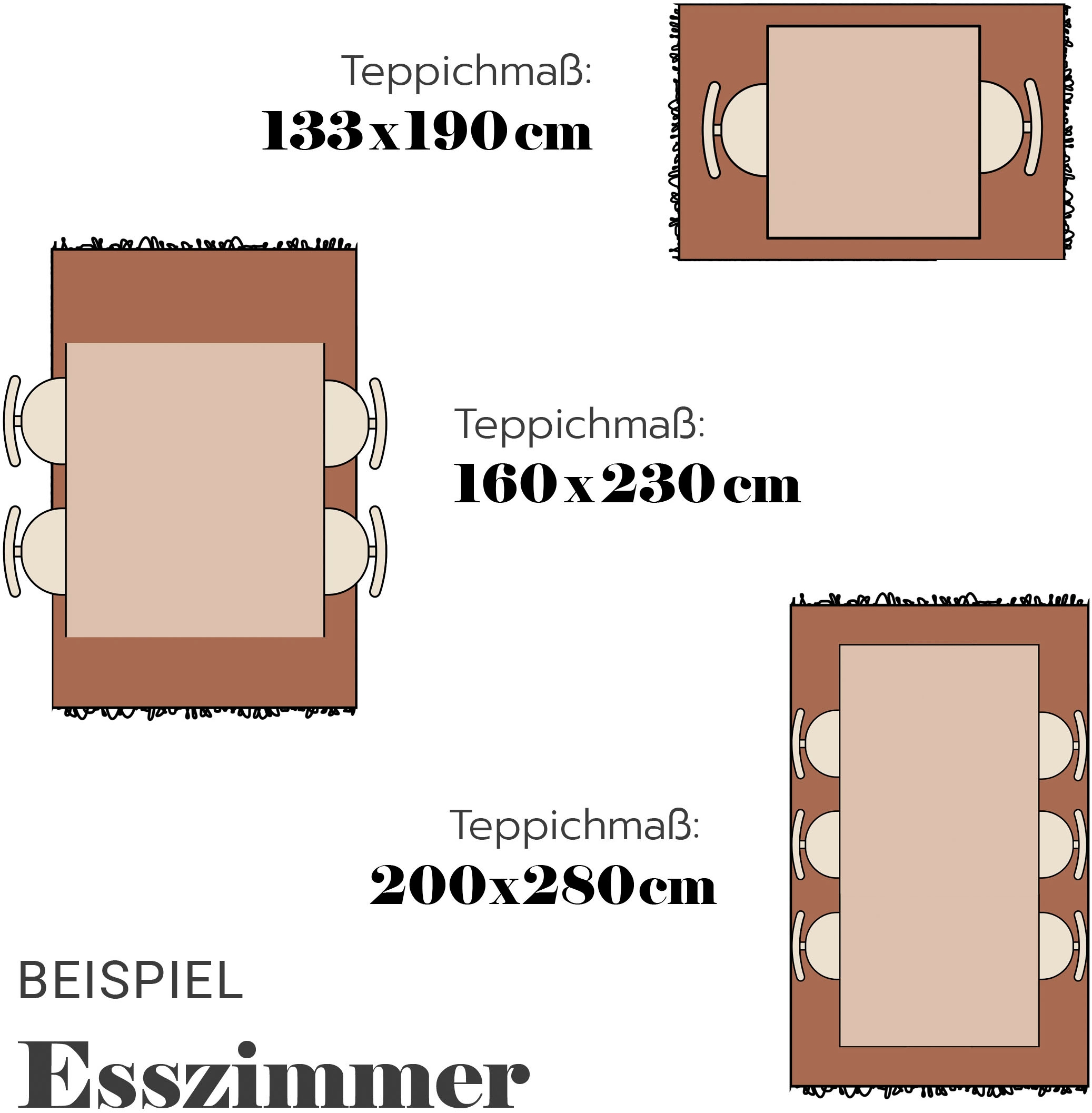ASTRA Teppich »Lou 253«, rechteckig, 10 mm Höhe, Hoch Tief Struktur, Kurzflor, Wohnzimmer, Schlafzimmer