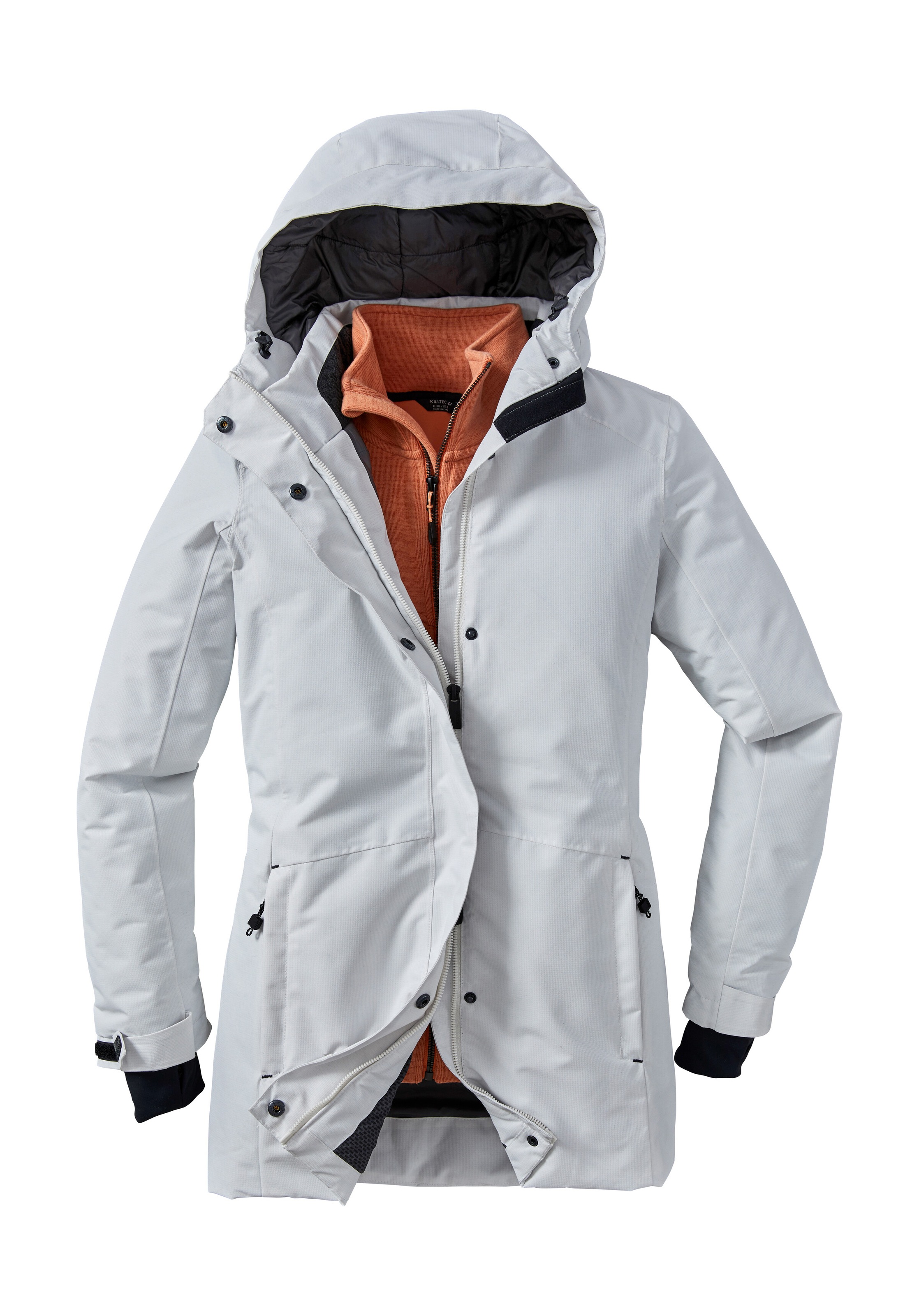 Killtec Parka »KOW 93 WMN PKR«, Wasser- und winddichter Damenparka, atmungsaktiv, recyceltes Material