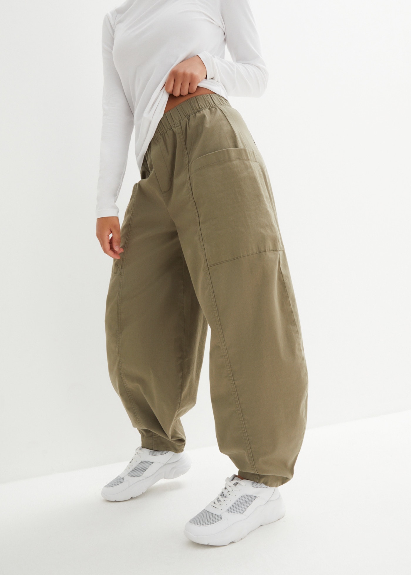 bonprix Pumphose  extra weiter Schnitt, bequemer Bund, lockere Passform im Loose Fit