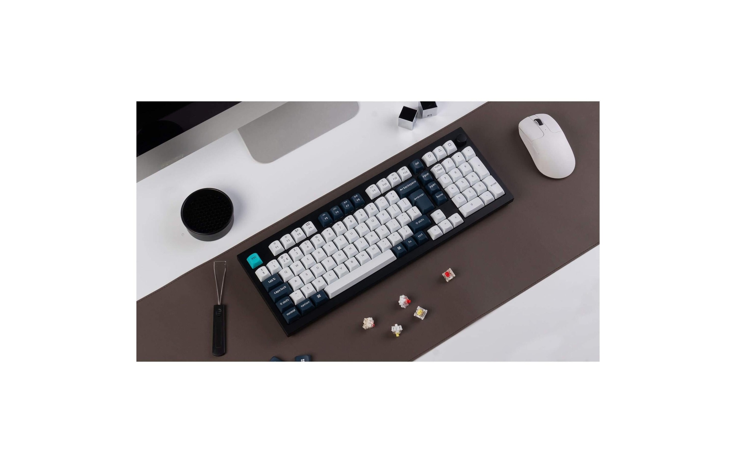   Gaming-Tastatur »Keychron Q5 Max Black QMK Red Switch« (Ziffernblock)