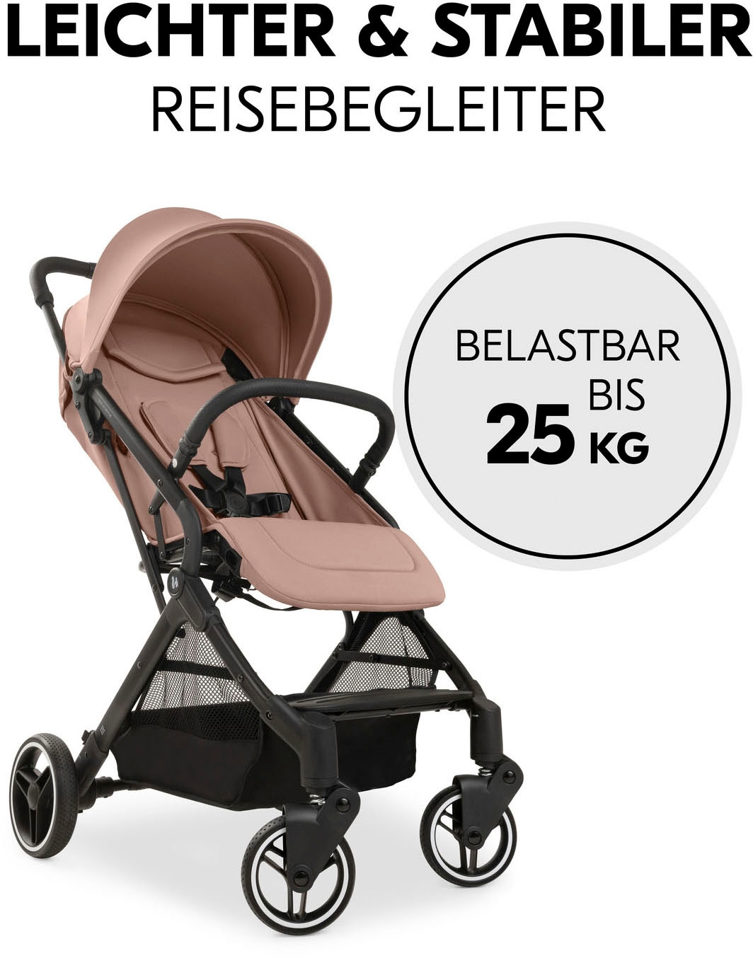 Hauck Poussette pour enfants »Travel N Care Plus Buggy, hazelnut« 22 kilos