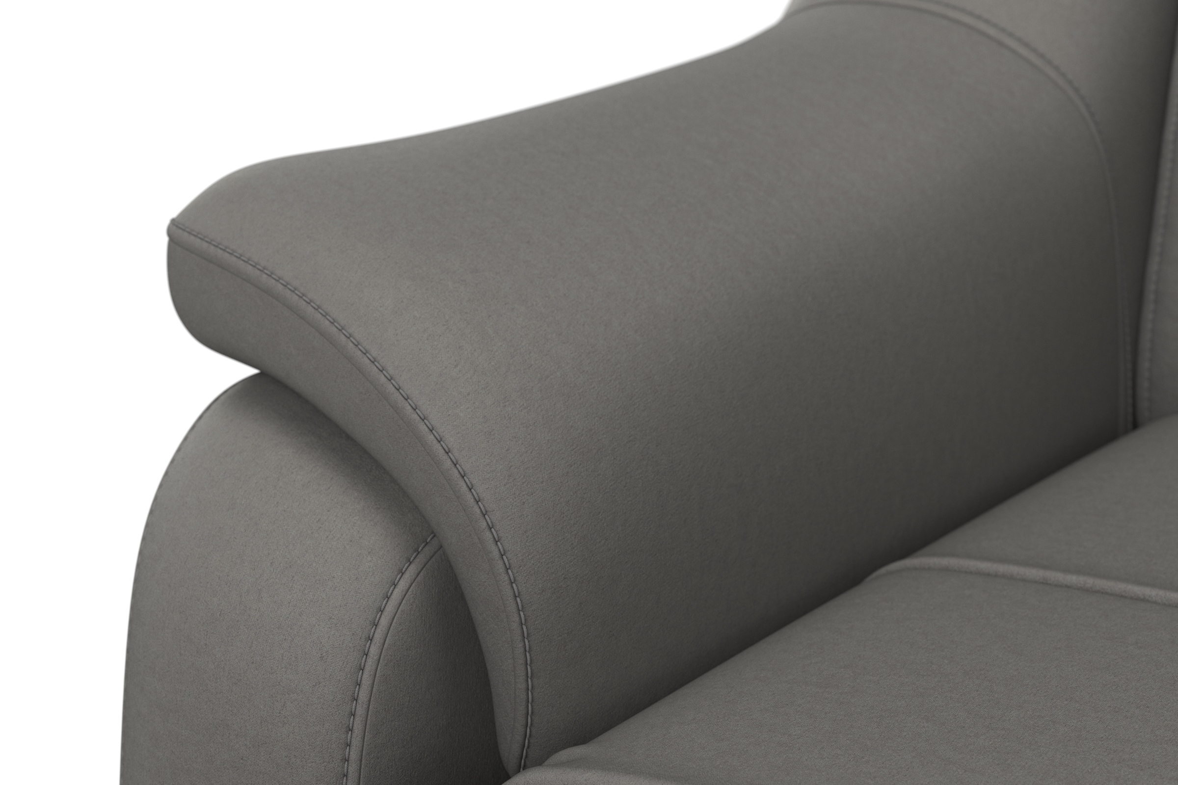 sit&more Canapé d'angle »Freetown L-Form« inklusive Kopfteilverstellung und komfortablem Federkern