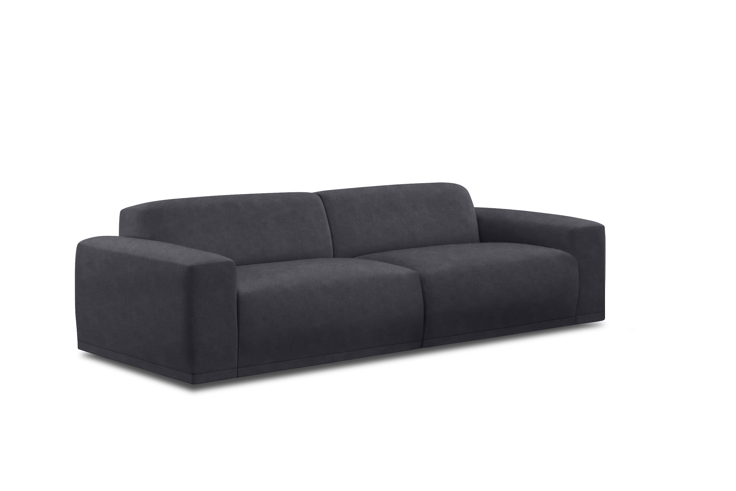 TRENDMANUFAKTUR Big-Sofa »Braga Japandi-Design, mit hochwertigem Kaltschaum, Megasofa, in Cord« modernes Big-Sofa, Couch mit hohem Sitzkomfort, 254/72/107 cm (B/H/T)