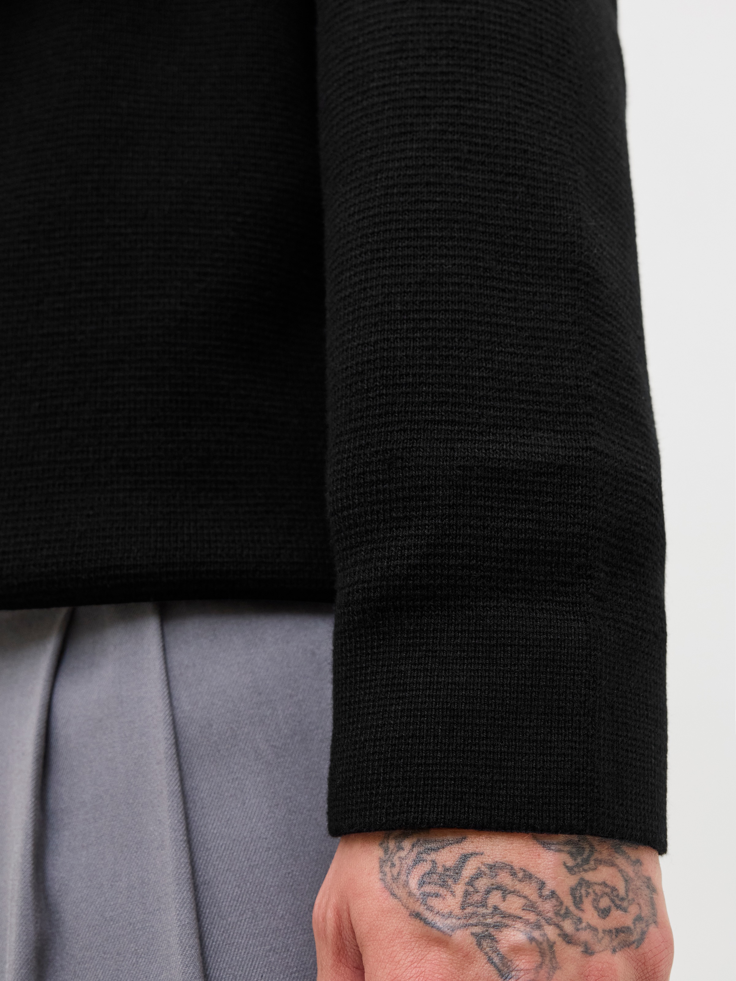 Jack & Jones Polokragenpullover »JPRBLAMILANO STITCH KNIT ZIP POLO SN«