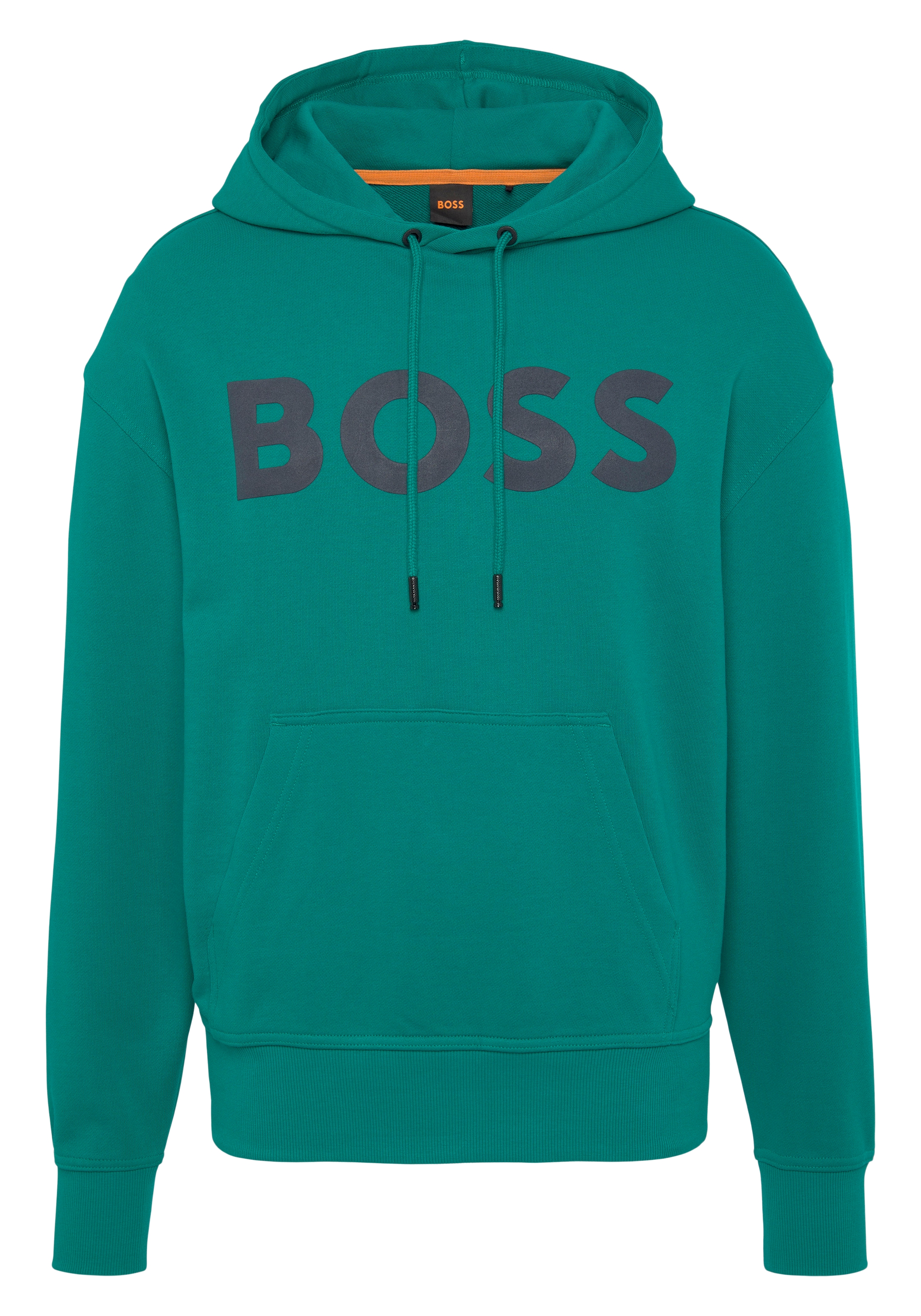 BOSS ORANGE Sweatshirt »WebasicHood«, mit grossem BOSS Print auf der Brust