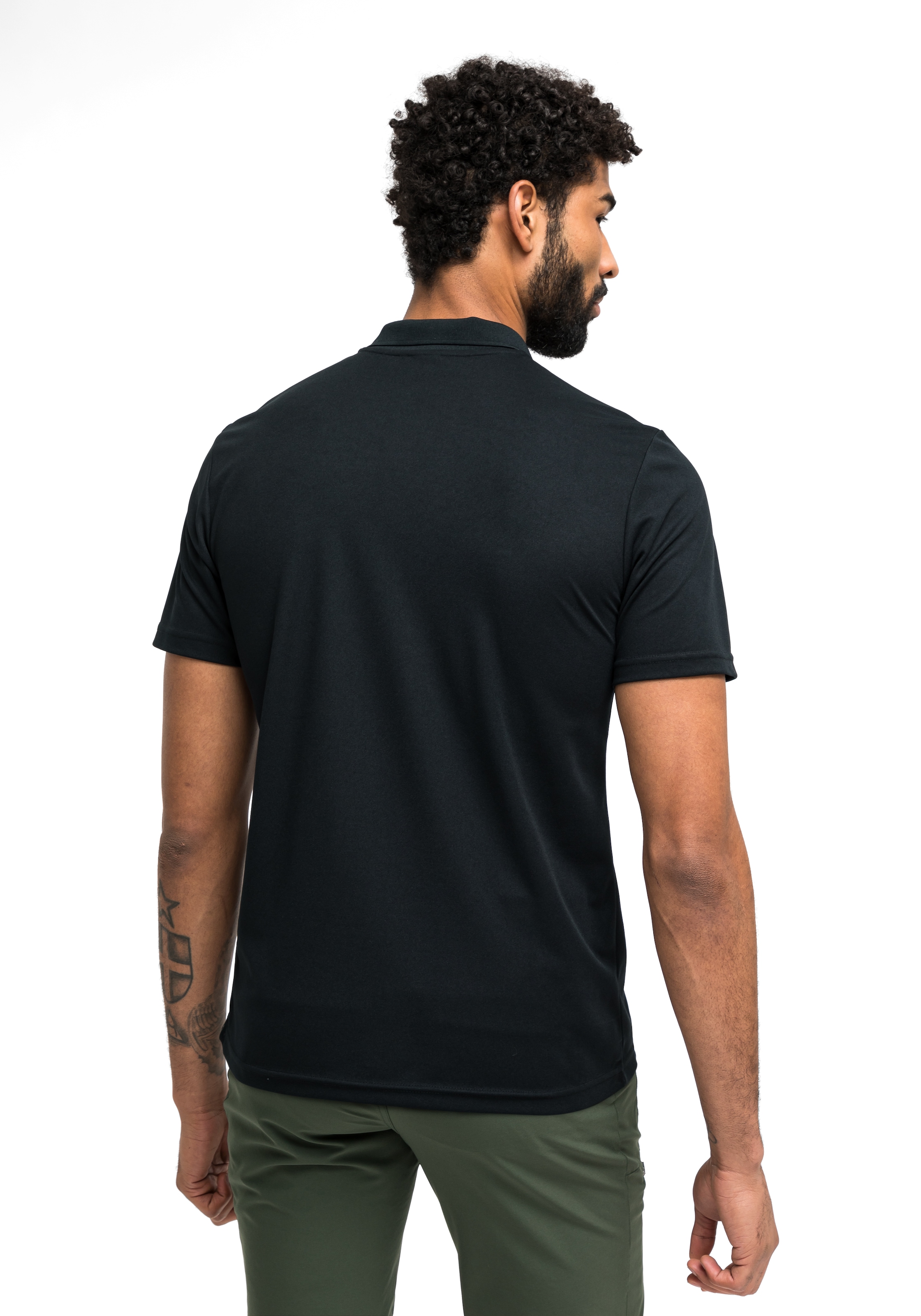 Maier Sports Funktionsshirt »Ulrich«, Herren Poloshirt, kurzarm Freizeit-Shirt mit Hemdkragen, Reg. Fit