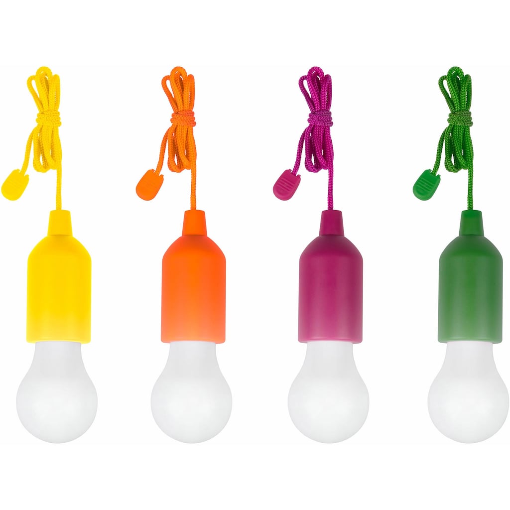 MediaShop LED Gartenleuchte »HandyLUXcolors«, 1 flammig-flammig, kabellose LED Allzweckleuchte, 4er-Set