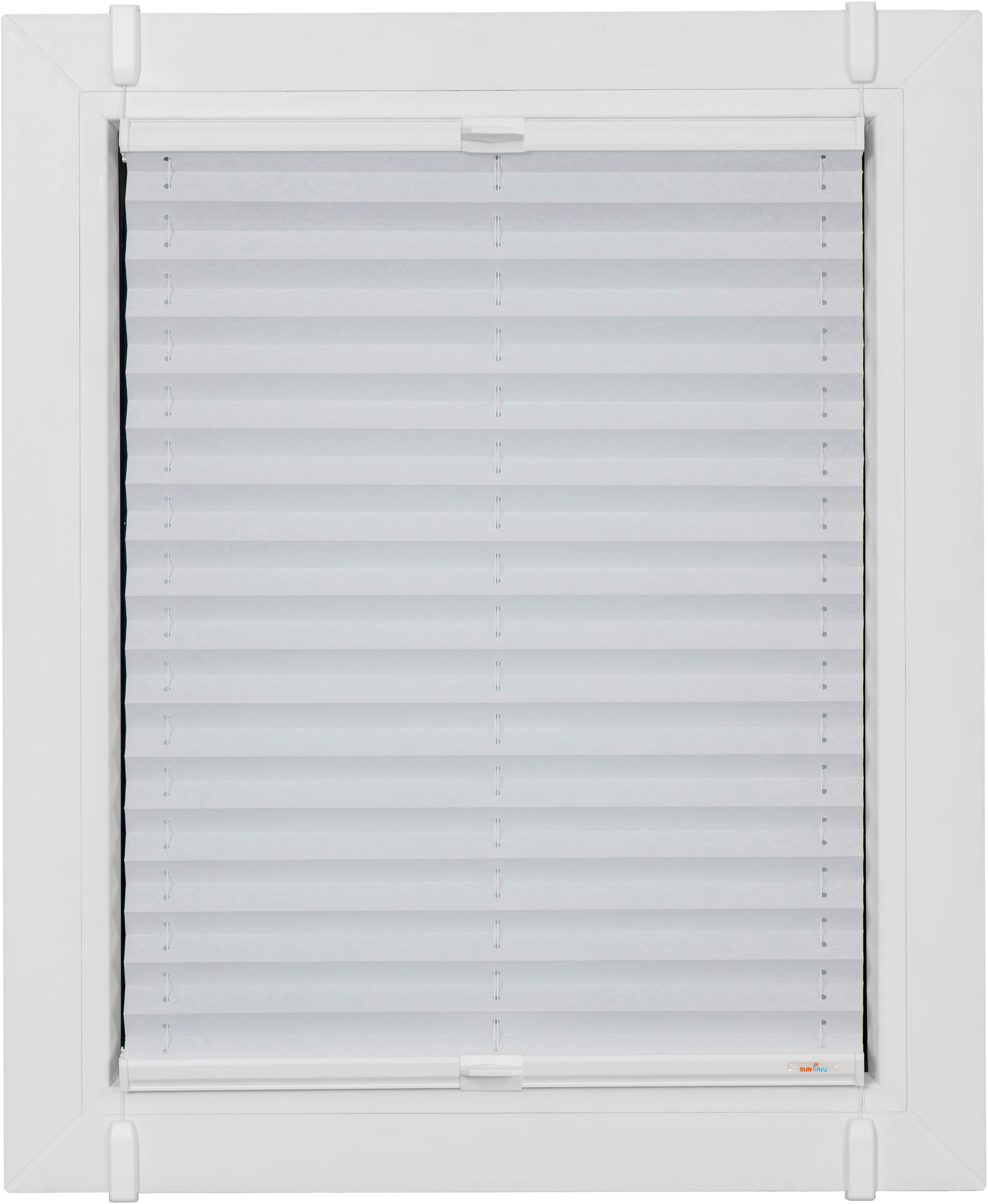 sunlines Plissé »Budget Crush« Lichtschutz Aucun perçage requis sous tension Klemmfix, crushed,
