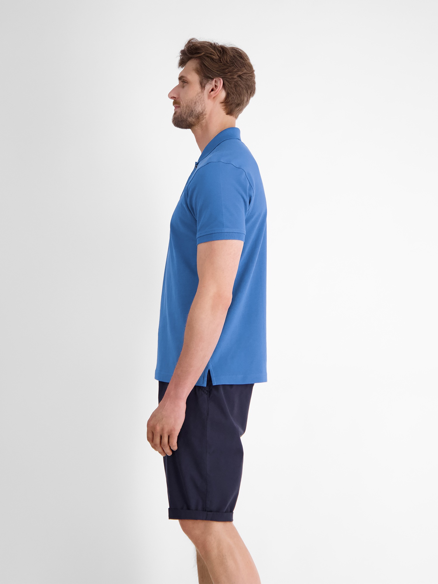 LERROS Polo »LERROS Basic Poloshirt für Herren, unifarben«
