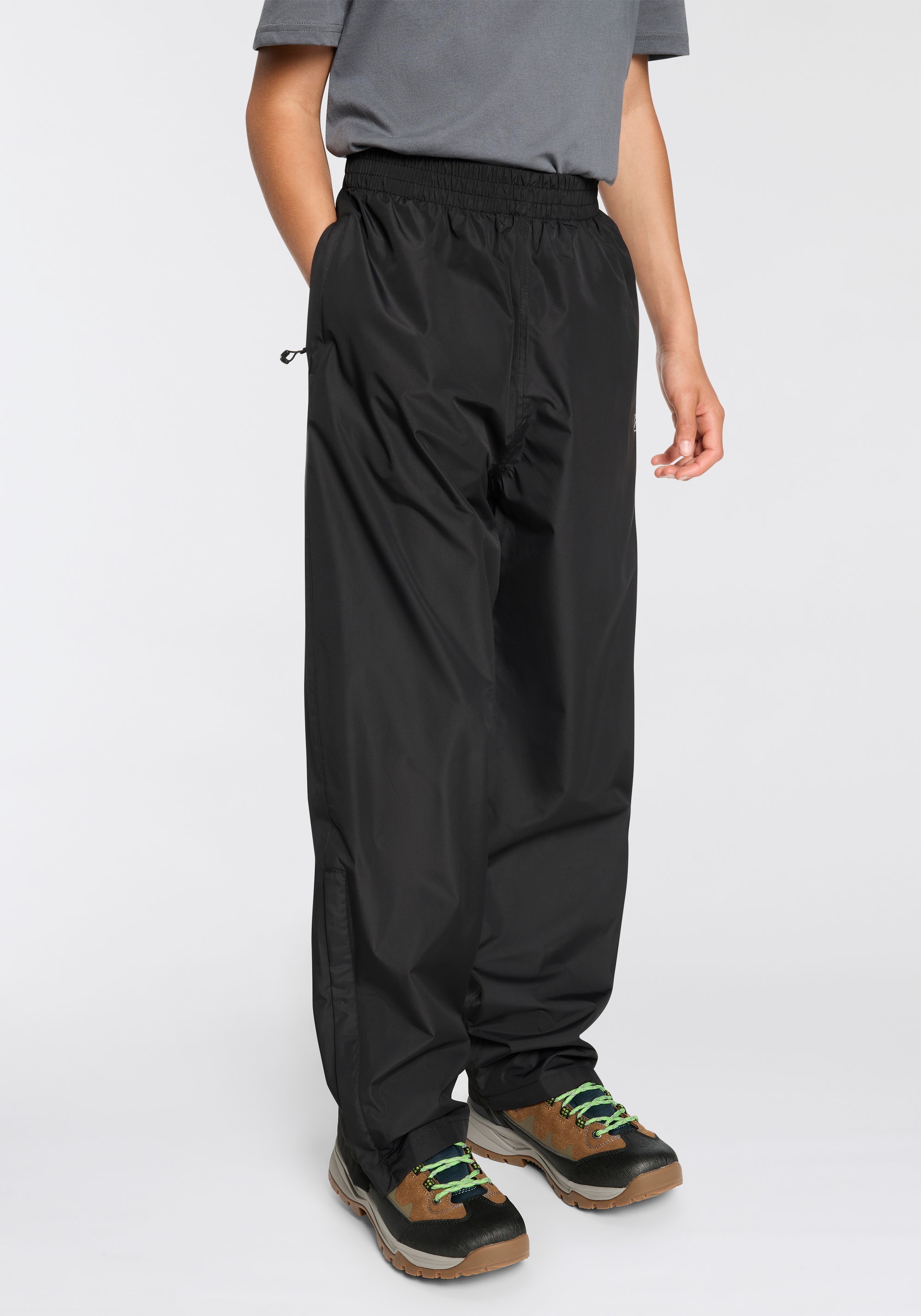 Image of Killtec Regenhose "AIRIKO JR" mit Reissverschluss am Bein, packbar in eigener Tasche