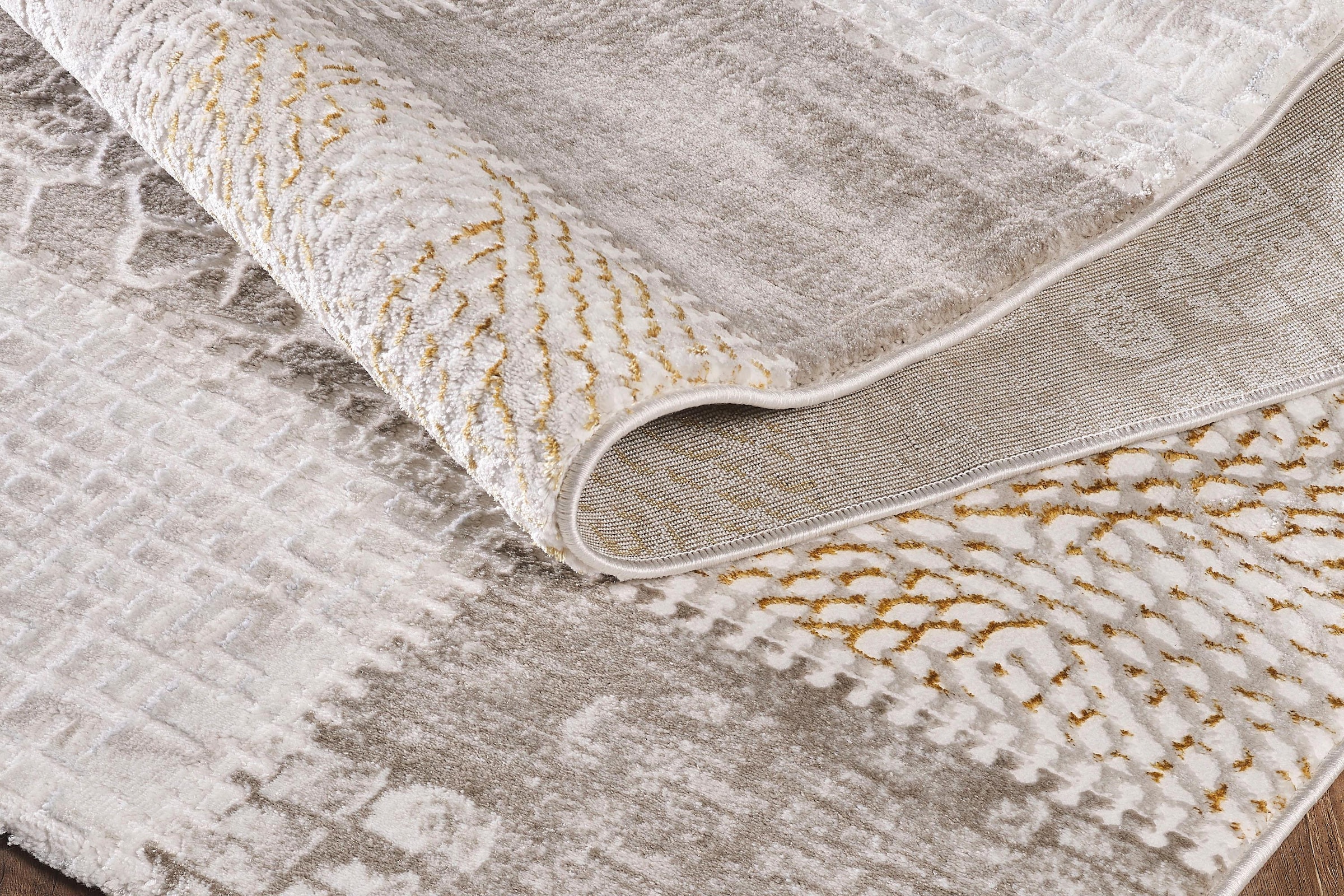 Sanat Teppich »Harmony 3202 , auch als Läufer« rechteckig 12 mm Höhe Wohnzimmer, Kurzflor, modern, Retro, Schlafzimmer