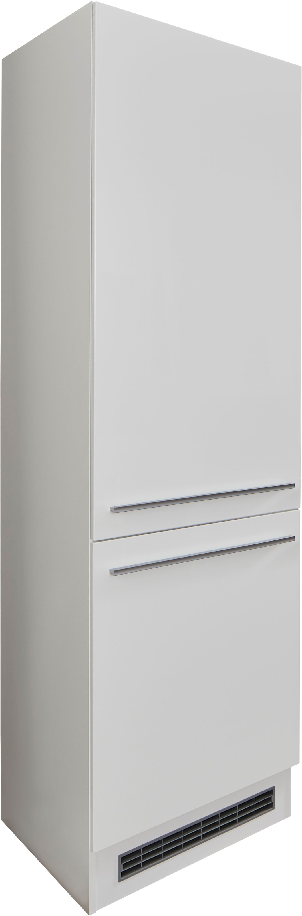 BASIC by Balculina Armoire réfrigérée encastrable »Jazz 60er Kühlumbauschrank, Küchenschrank BxHxT 60x211x57 cm« 1 cuis tlg. armoire de conversion réfrigérée avec 2 portes et 3 étagères