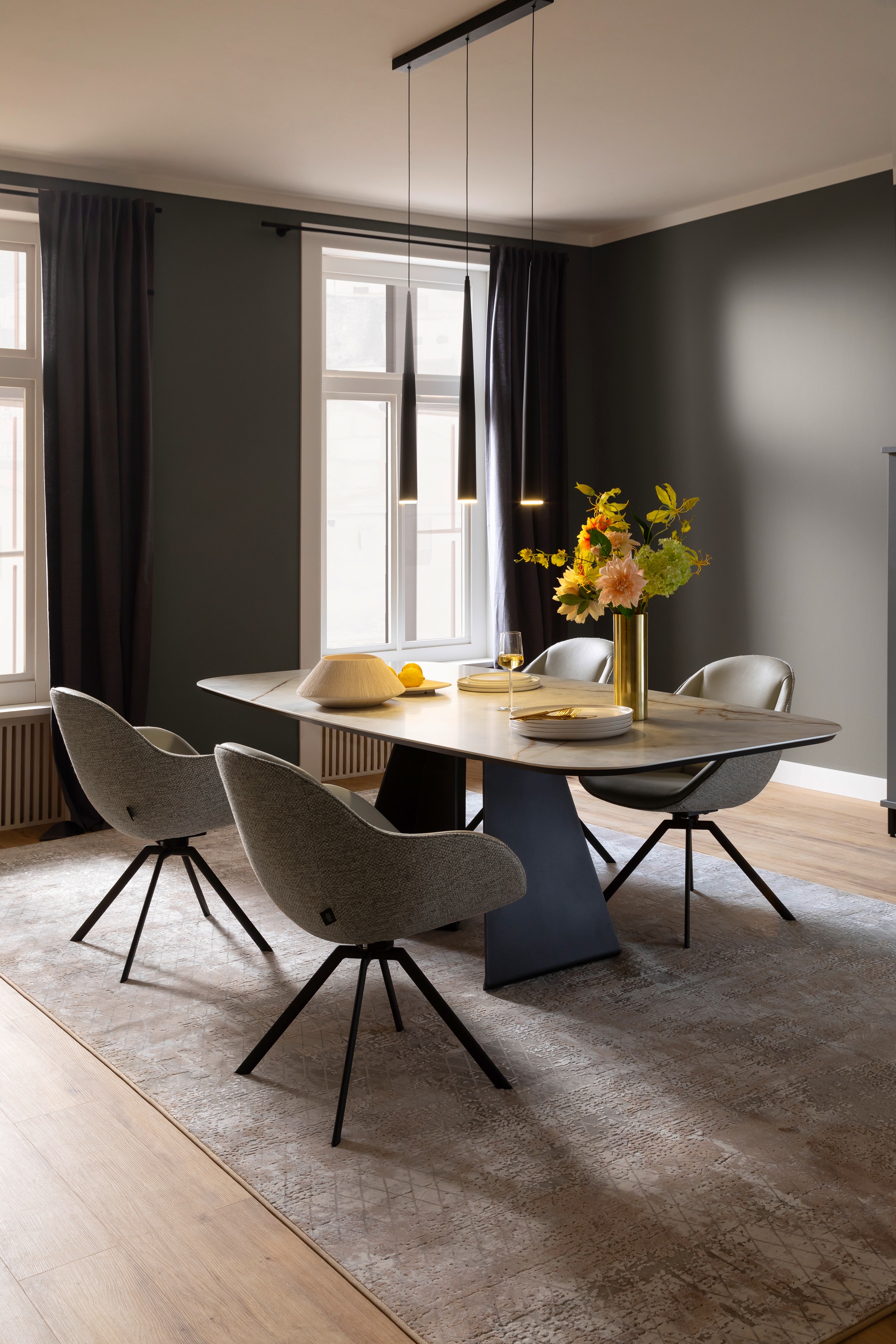 SCHÖNER WOHNEN-Kollektion Tapis »Vision 211« Rectangulaire 7 mm Höhe Viskoseteppich mit Glanz, Wohnzimmer