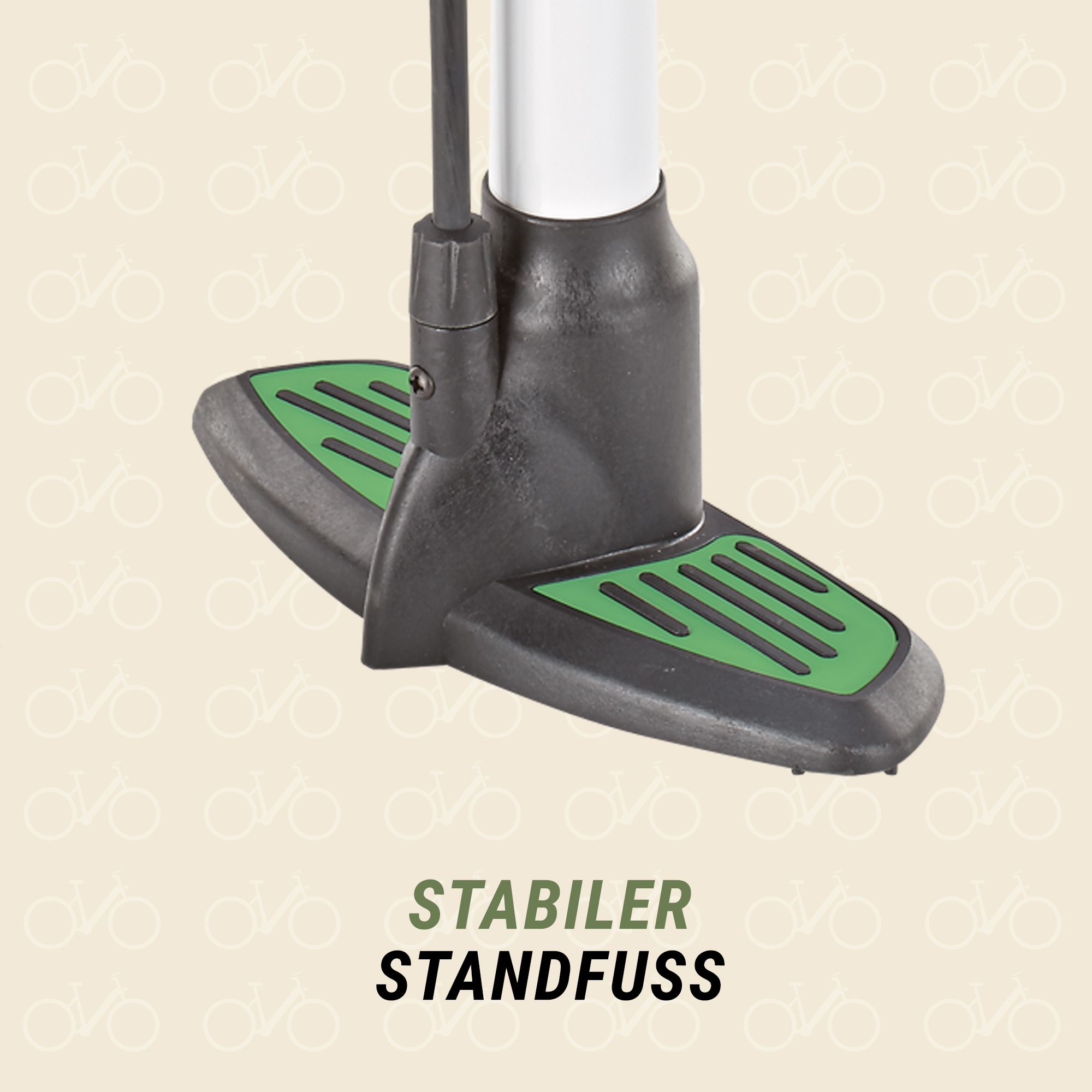 Prophete Standpumpe »Alu-Fussstandpumpe m. digitalem Manometer«