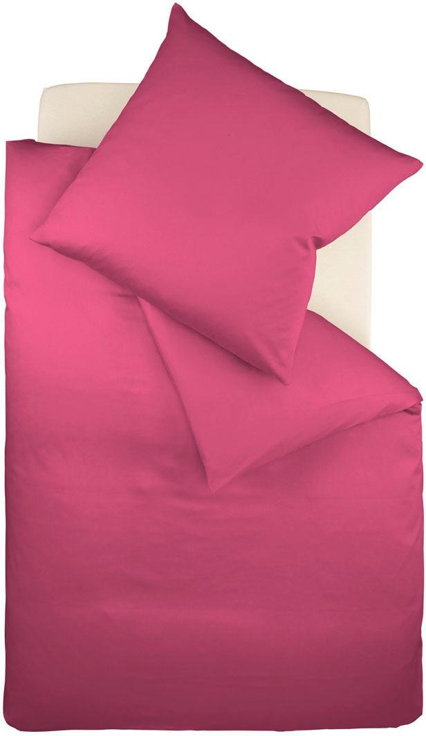 Image of fleuresse Bettwäsche "Colours in 135x200, 155x220 oder 200x200 cm" 3 Stk. Bettwäsche aus 100% Baumwolle, uni, mit Reissverschluss