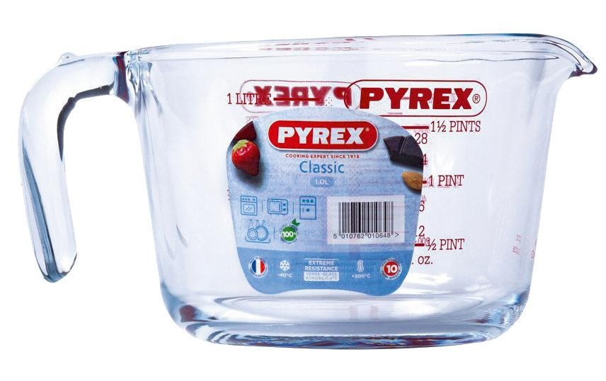 Image of PYREX Messbecher "10 dl, Transparent" Borosilikatglas 1 Stk. tlg.