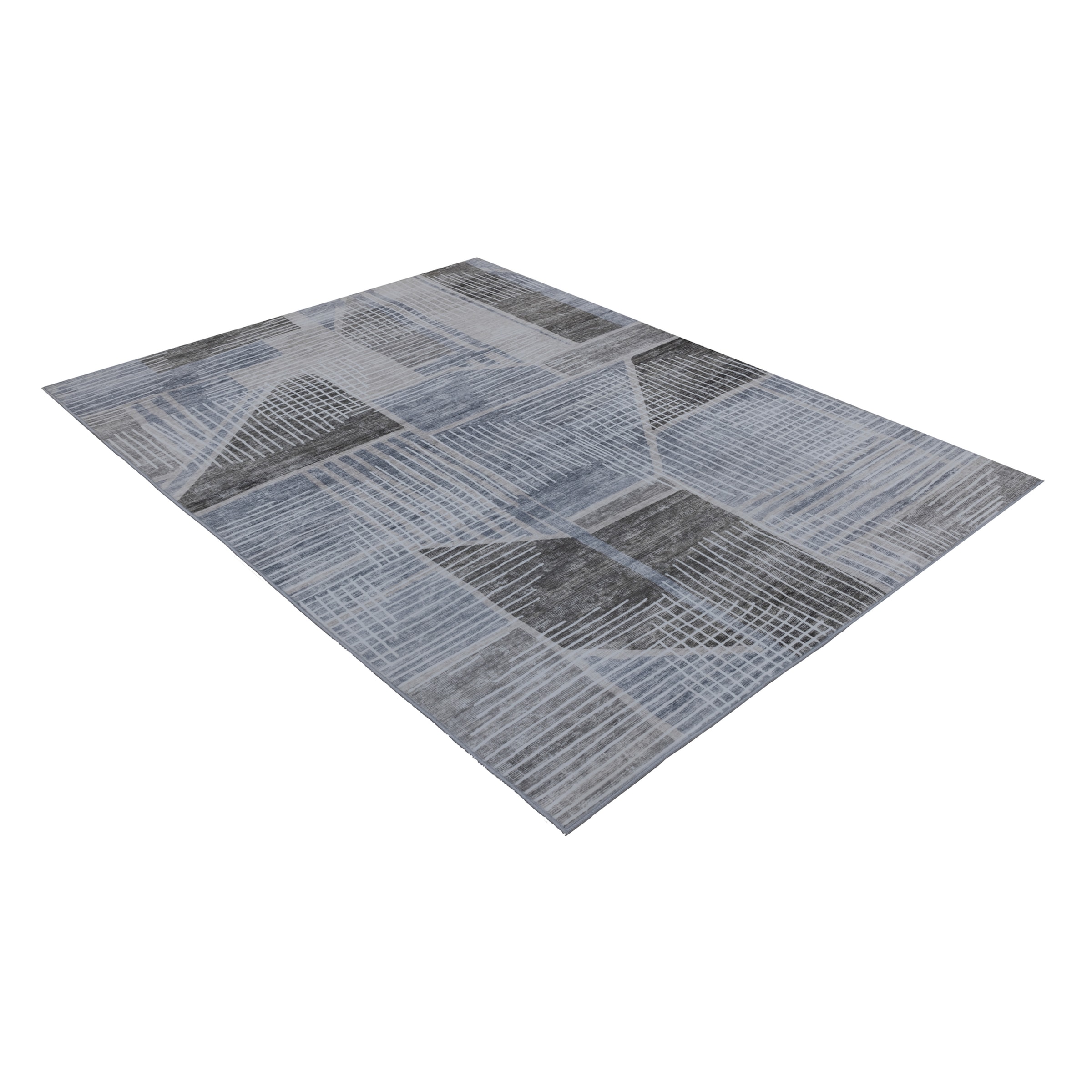 Kayoom Tapis »Visionary 129« Rectangulaire 8 mm Höhe Kurzflor, Vintage, Patchwork Muster, Modernes Muster