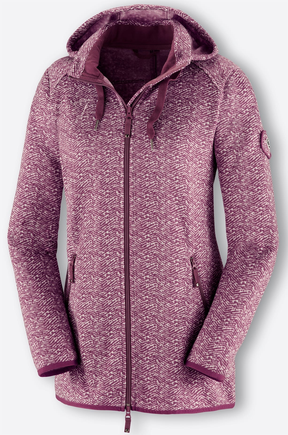 Casual Looks Kapuzenfleecejacke