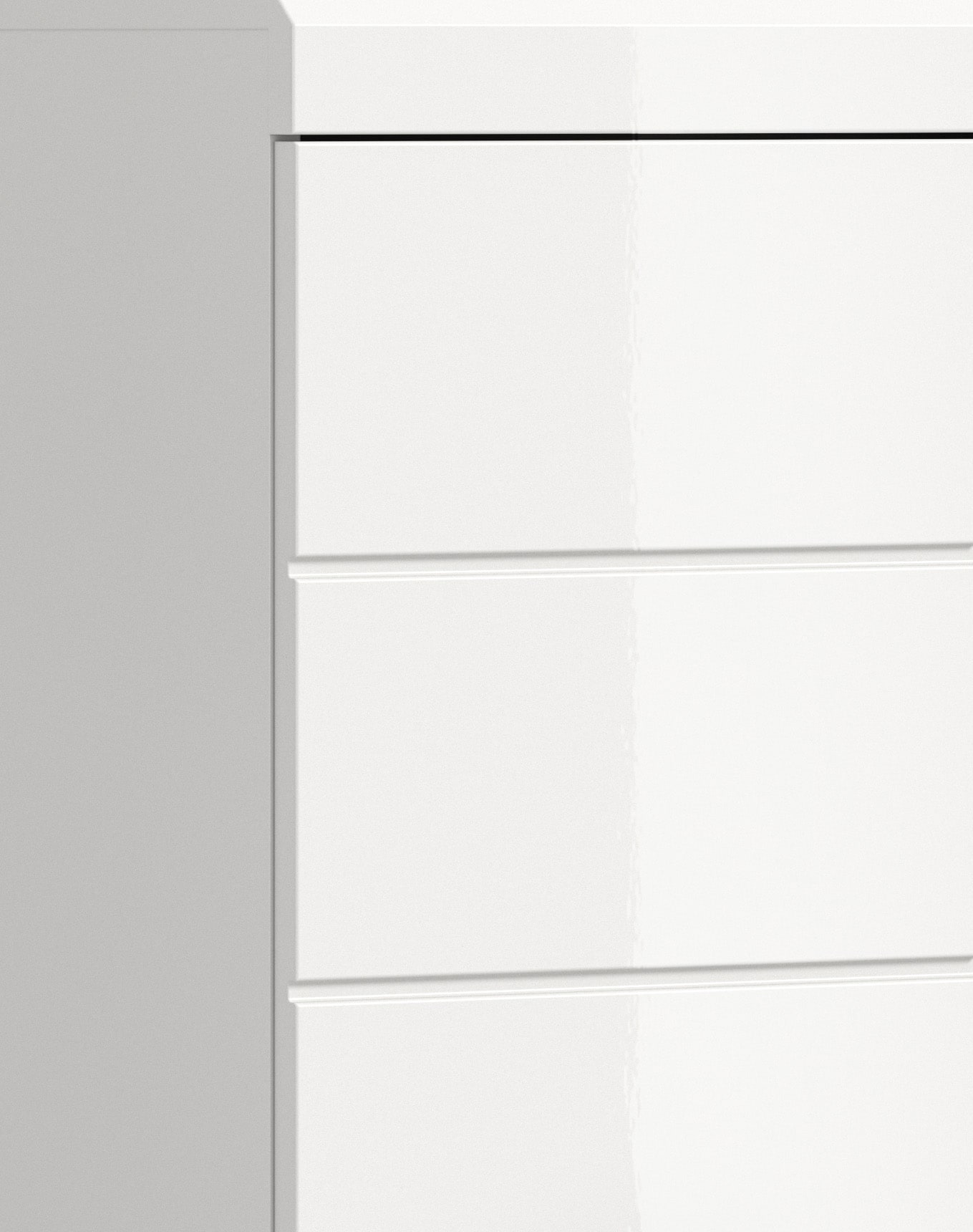 welltime Hochschrank »SIENA, Breite 74cm, 4 Türen, 1 Schubkasten, 2 offene Fächer, MDF-Front« TOPSELLER!,  in verschiedenen Farben erhältlich, Badmöbel, Badschrank, Schrank, Bad