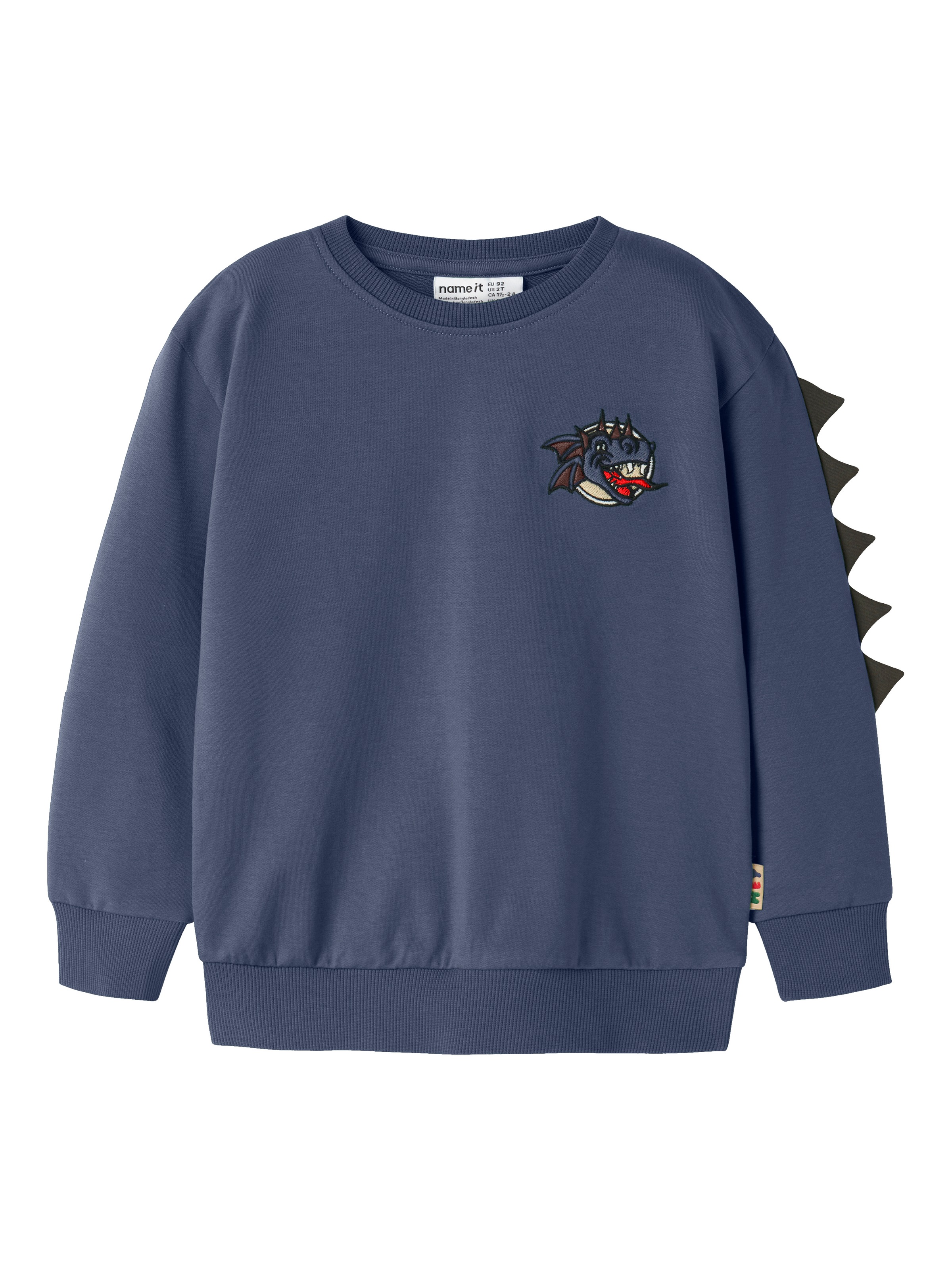 Name It Sweat-shirt »NMMKETIL LS NREG SWEAT UNB«, mélange coton, coupe régulière
