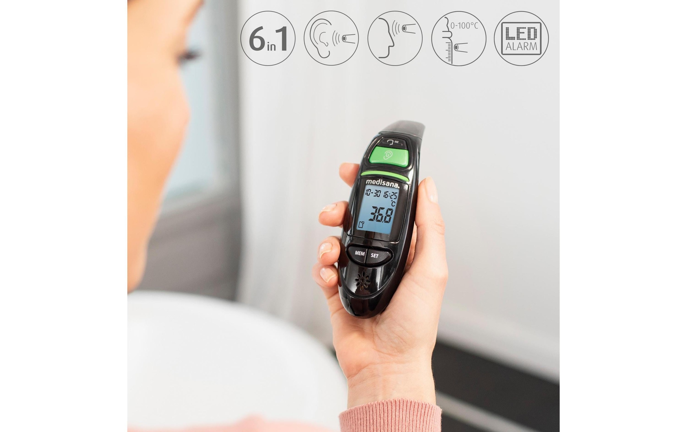 Medisana Fieberthermometer »TM750 BL«