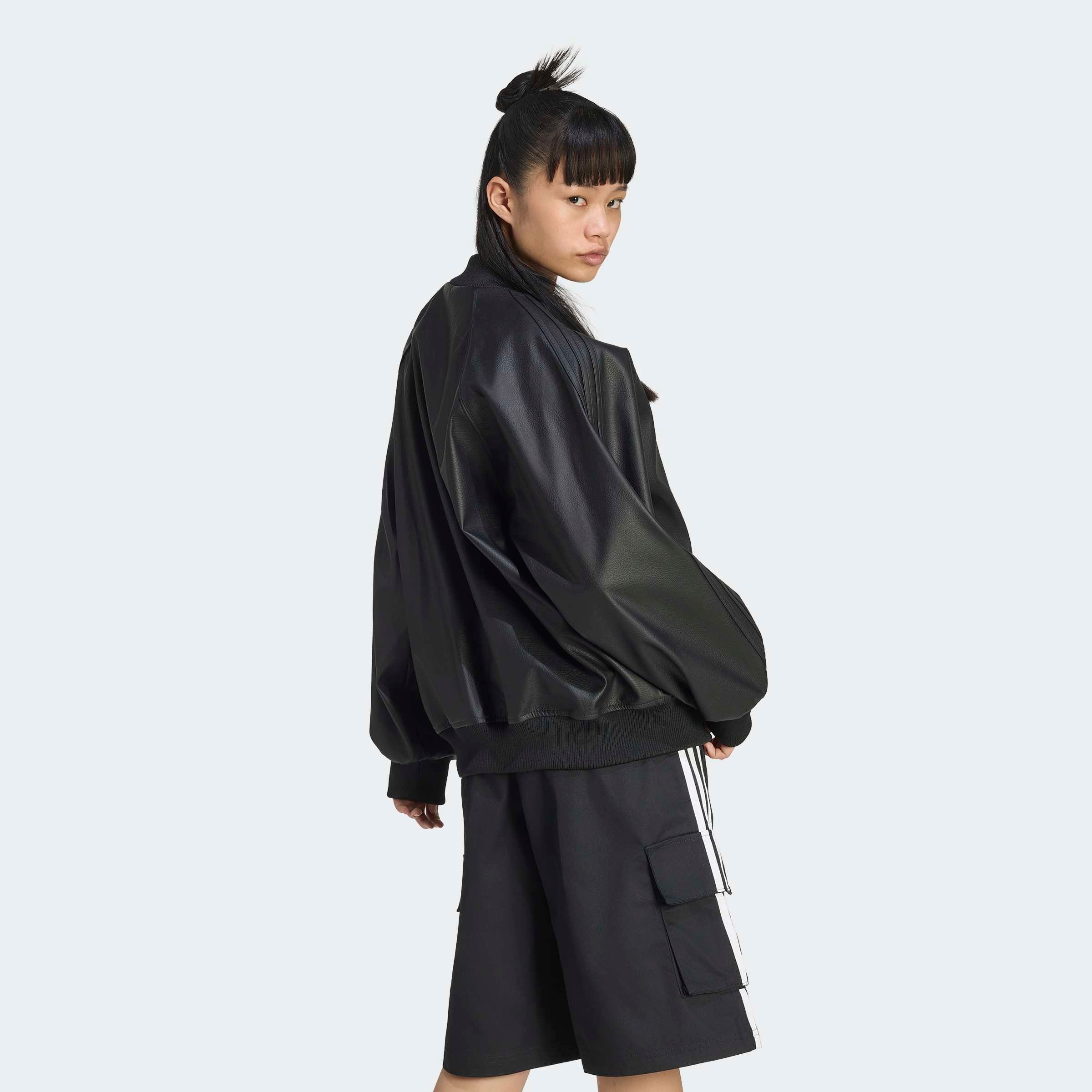 adidas Originals Veste d'extérieur »PLTHR SST TT« für Erwachsene, mit Reissverschluss, aus Polyurethan