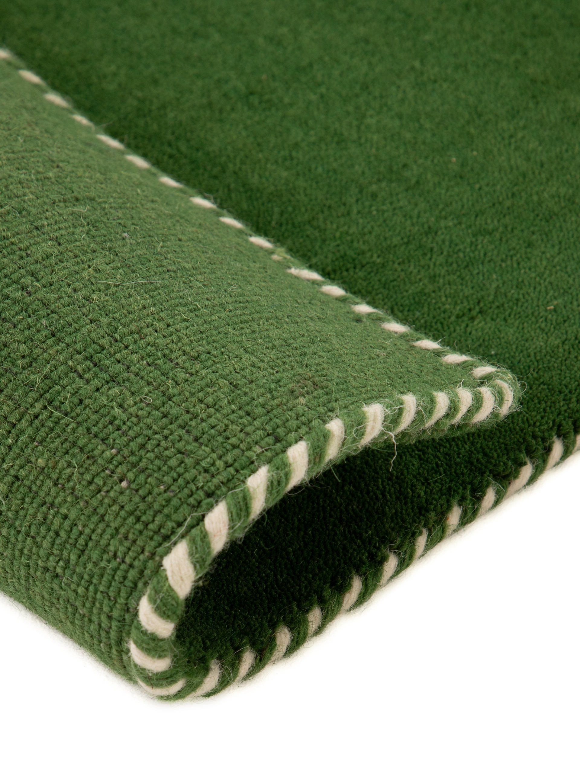 carpetfine Wollteppich »Gabbeh Lola Uni« rechteckig 14 mm Höhe mit natürlichem Pflanzenmaterial von Hand gewebt, auch in Rund