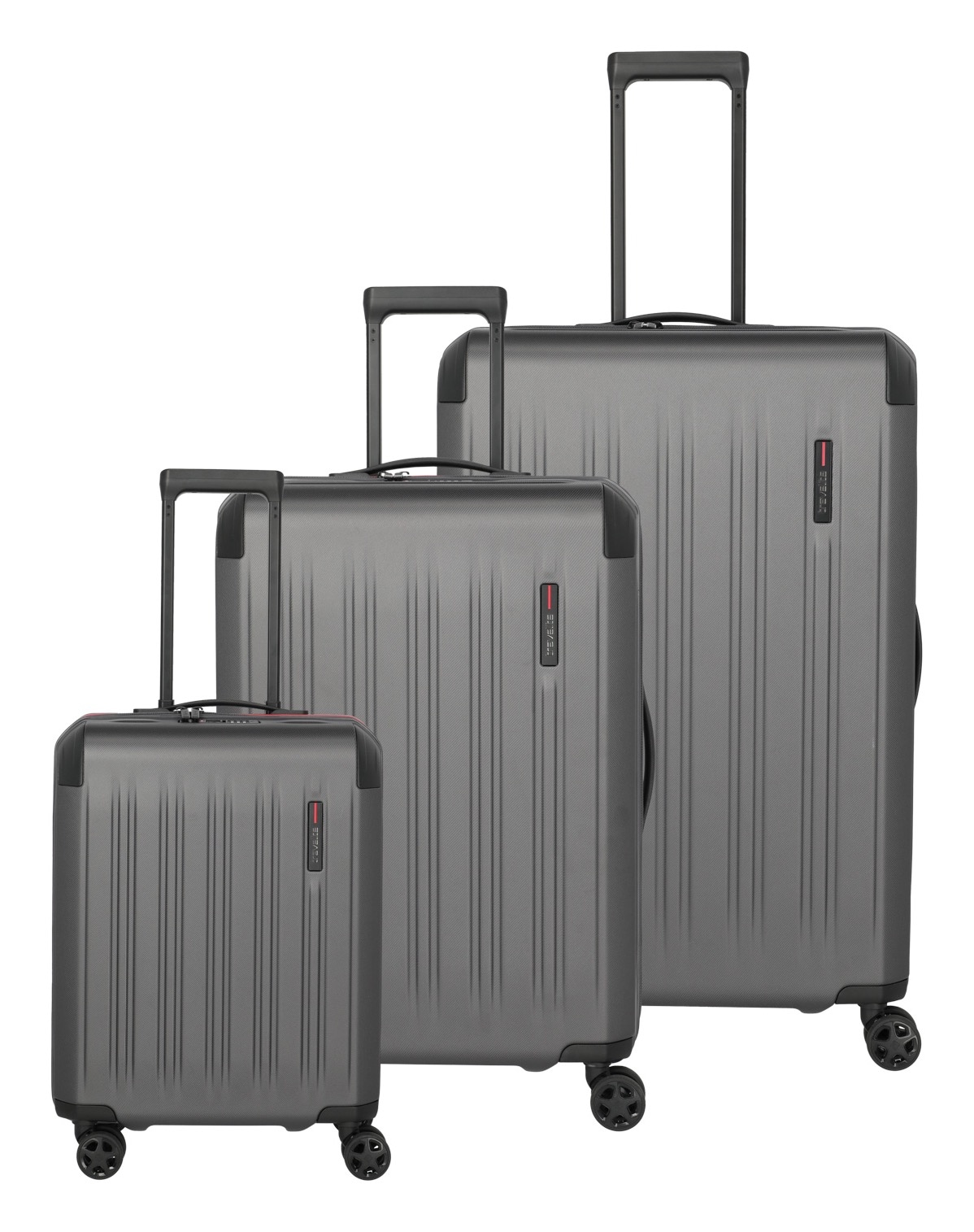 travelite Kit trolley »DYNAMIIC S/M/L, verschiedene Farben« valise rigide ABS avec extension de volume pour M/L