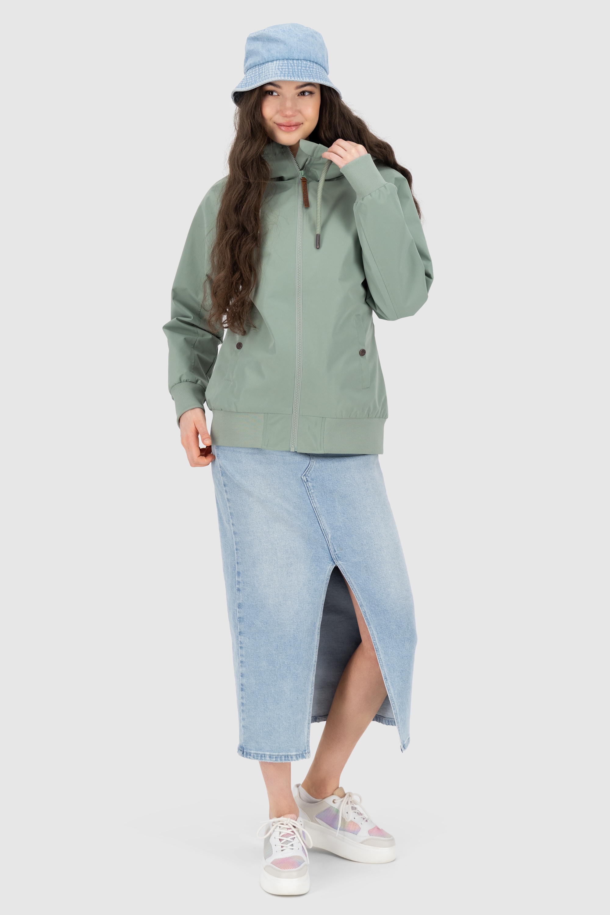 Alife & Kickin Veste d'extérieur »RenitaAKA« mit Kapuze mit Kapuze in bequemen Fit