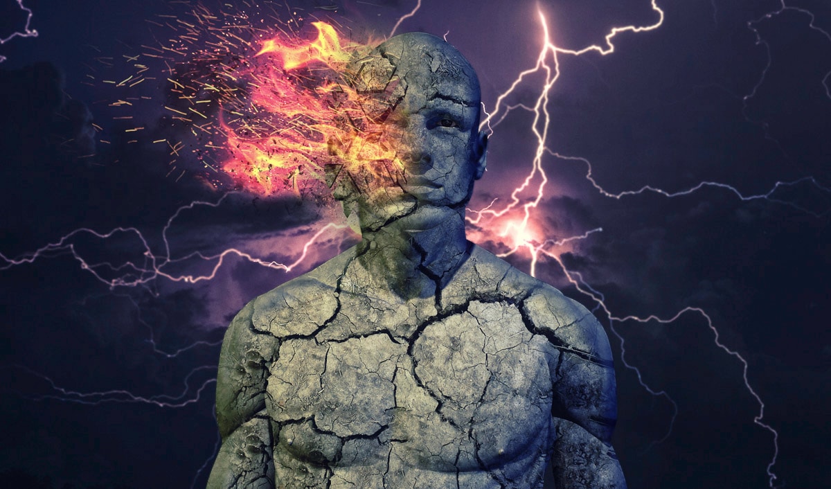 Image of Papermoon Fototapete "Abstrakter Humanoid"