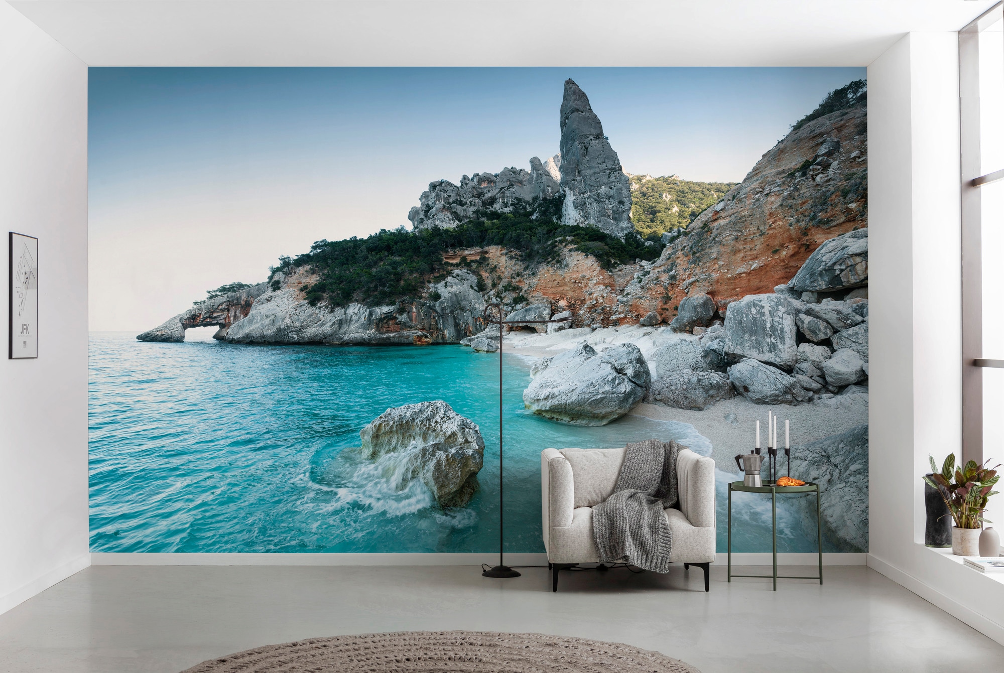 Komar Vliestapete »Digitaldruck Vlies - Beach Tales - Grösse 450 x 280 cm«, bedruckt, Wohnzimmer, Schlafzimmer