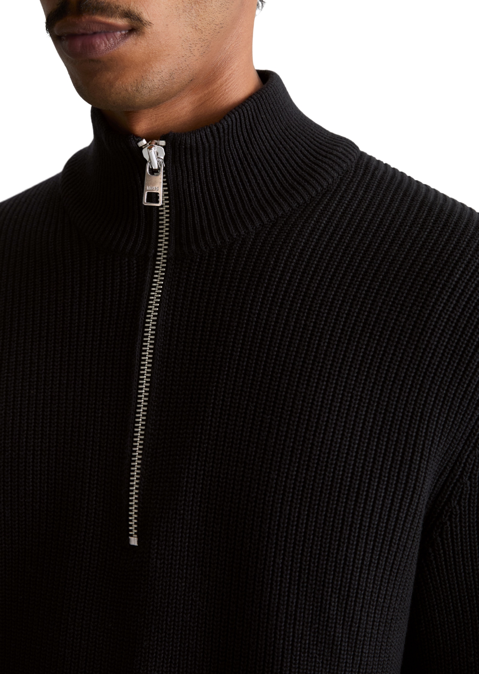Marc O'Polo DENIM Troyer relaxed fit aus reiner Bio-Baumwolle