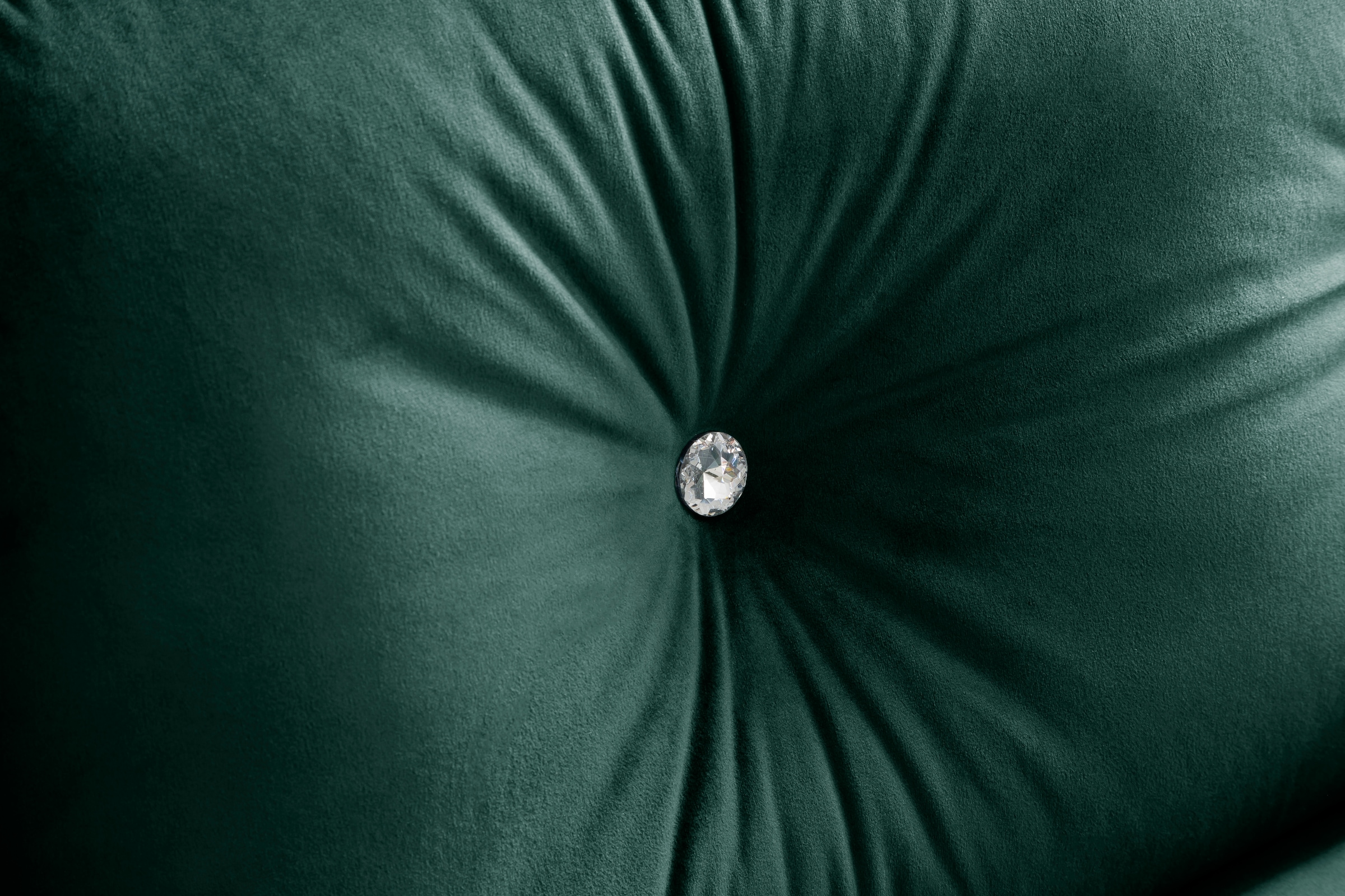 Trends by HG Ecksofa »Amira L-Form« mit Strasssteinen und goldfarben Applikationen