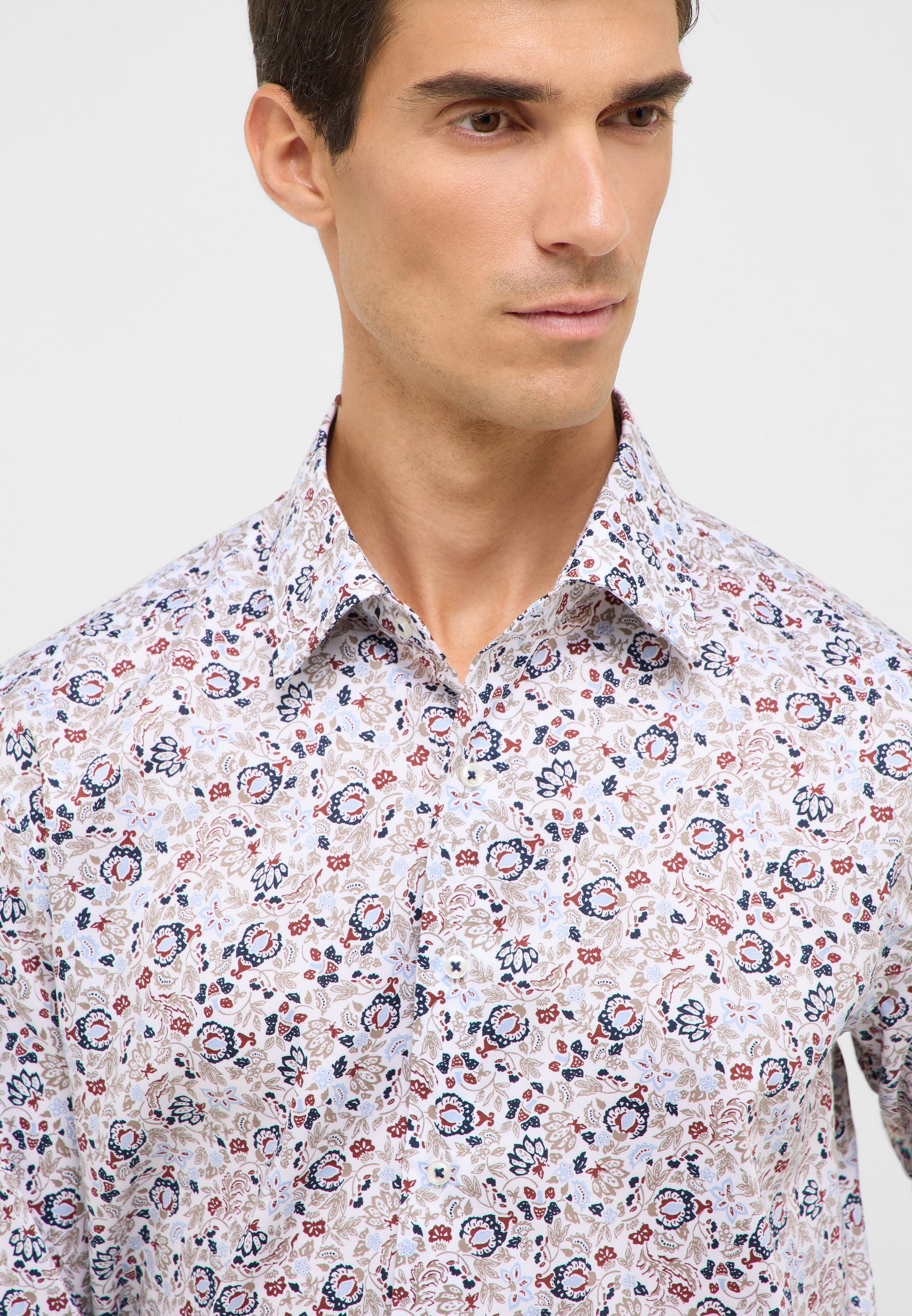 Eterna Langarmhemd »MODERN FIT« NON IRON (bügelfrei)