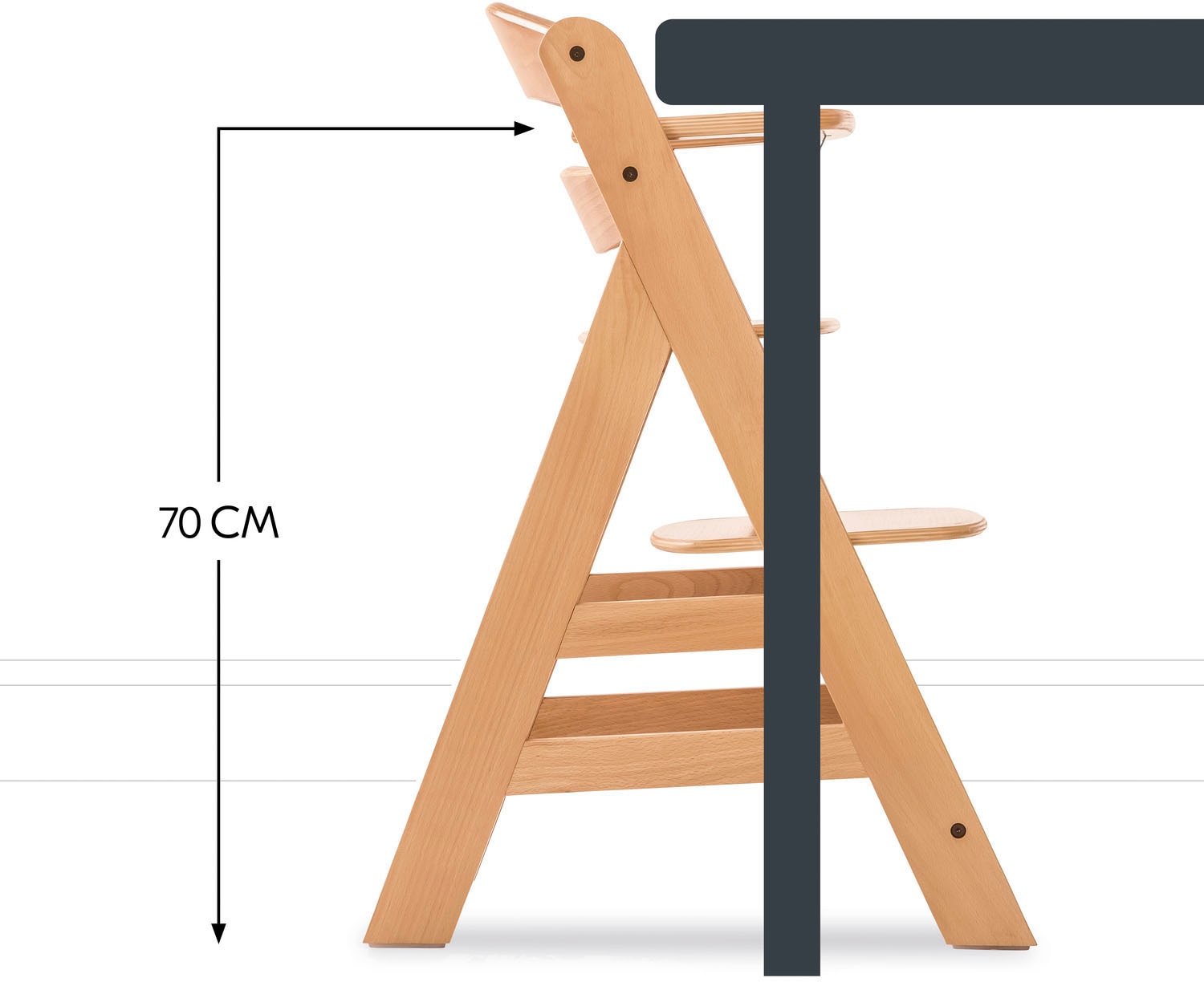 Hauck Hochstuhl »Hochstuhl Alpha+ Pro, mit Newborn-Aufsatz« () dieses Produkt besteht aus FSC®-zertifiziertem Material