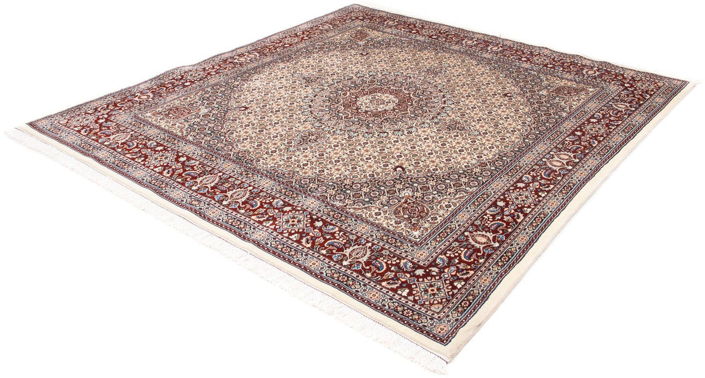 Image of morgenland Orientteppich »Perser - Classic quadratisch - 209 x 201 cm - beige«, quadratisch, 10 mm Höhe, Wohnzimmer, Handgeknüpft, Einzelstück mit Zertifikat bei Ackermann Versand Schweiz
