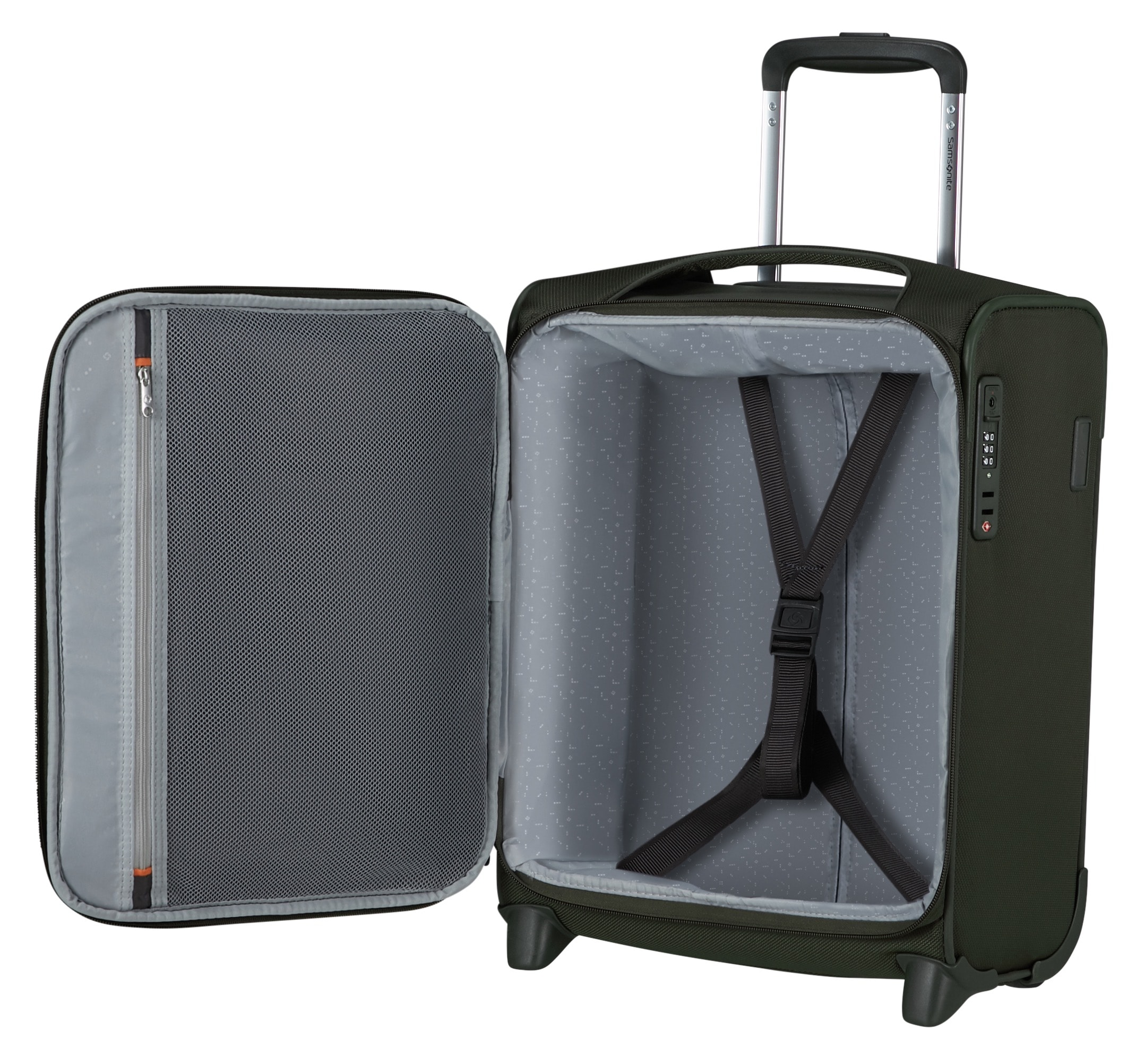 Samsonite Trolley à bagages souples »RE-LITE, 45 cm« Ensemble, avec cubes de rangement, 2 cuis tlg. 29 litre 2 Rollen avec bouton-pression verrouillable et escamotable, avec étiquette d'adresse