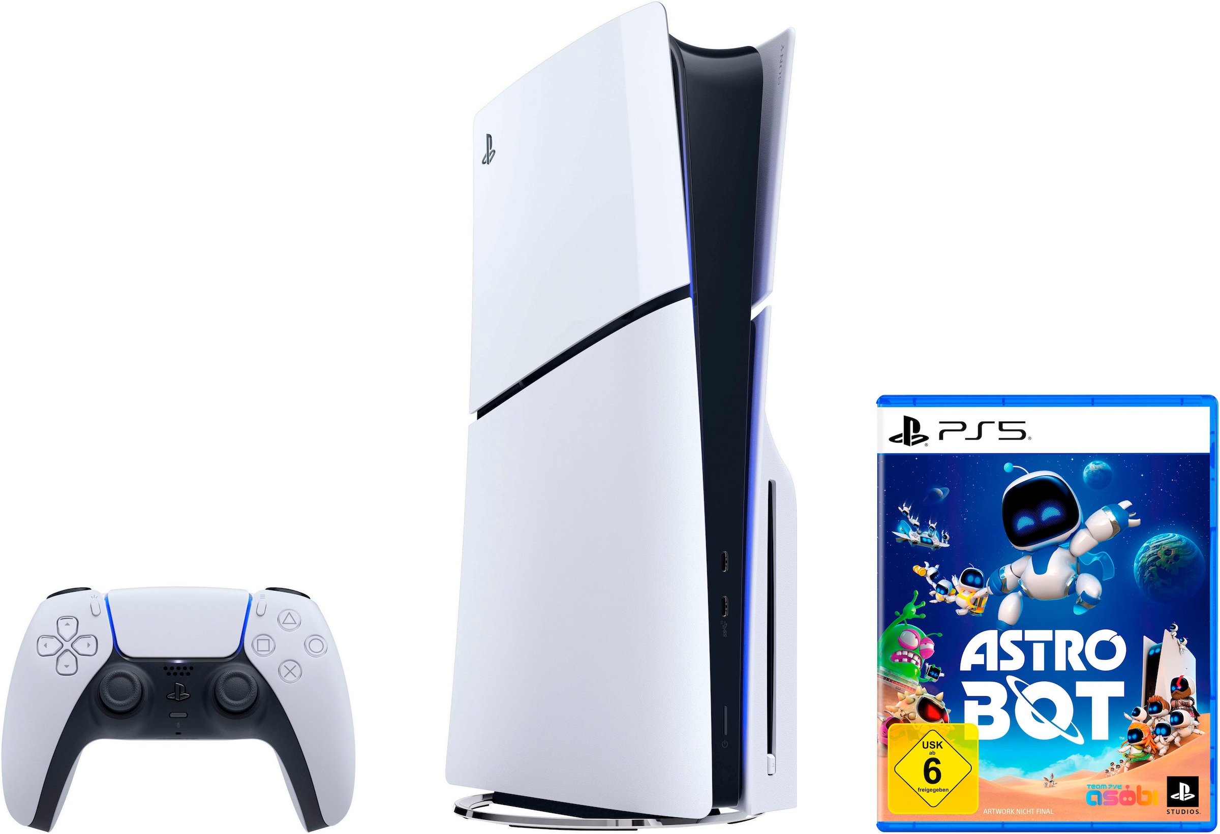 PlayStation 5 Konsolen-Set »PS5 Disk Edition (Slim) + PS5 Astro Bot«
