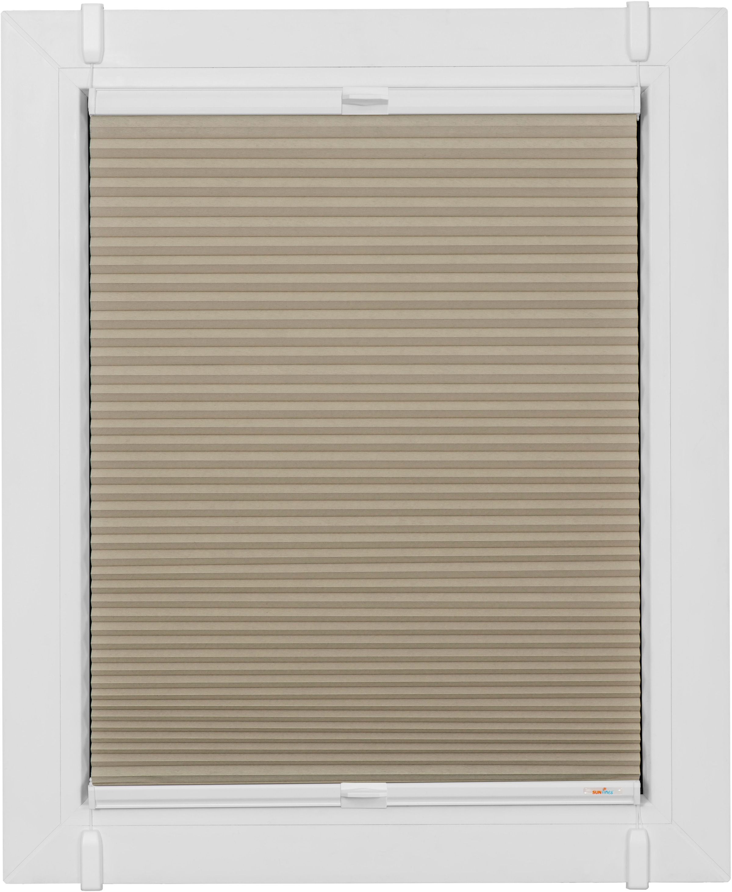 Image of sunlines Wabenplissee "One Size Style Honeycomb TL" blickdicht ohne Bohren verspannt Zubehörfarbe weiss, zum Klemmen
