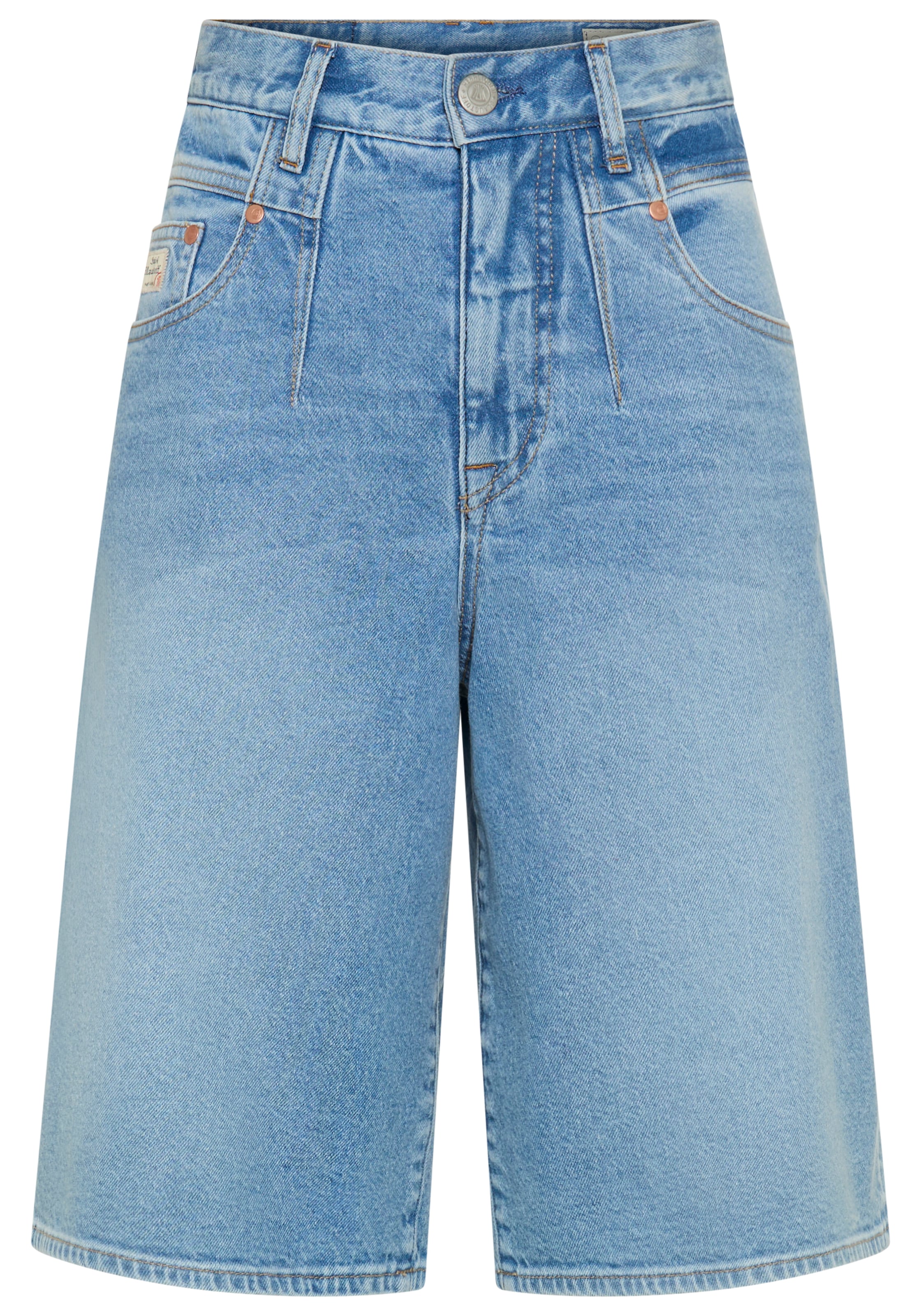 Herrlicher Bermuda en jean »Brooke Bermuda Denim« avec jambe large